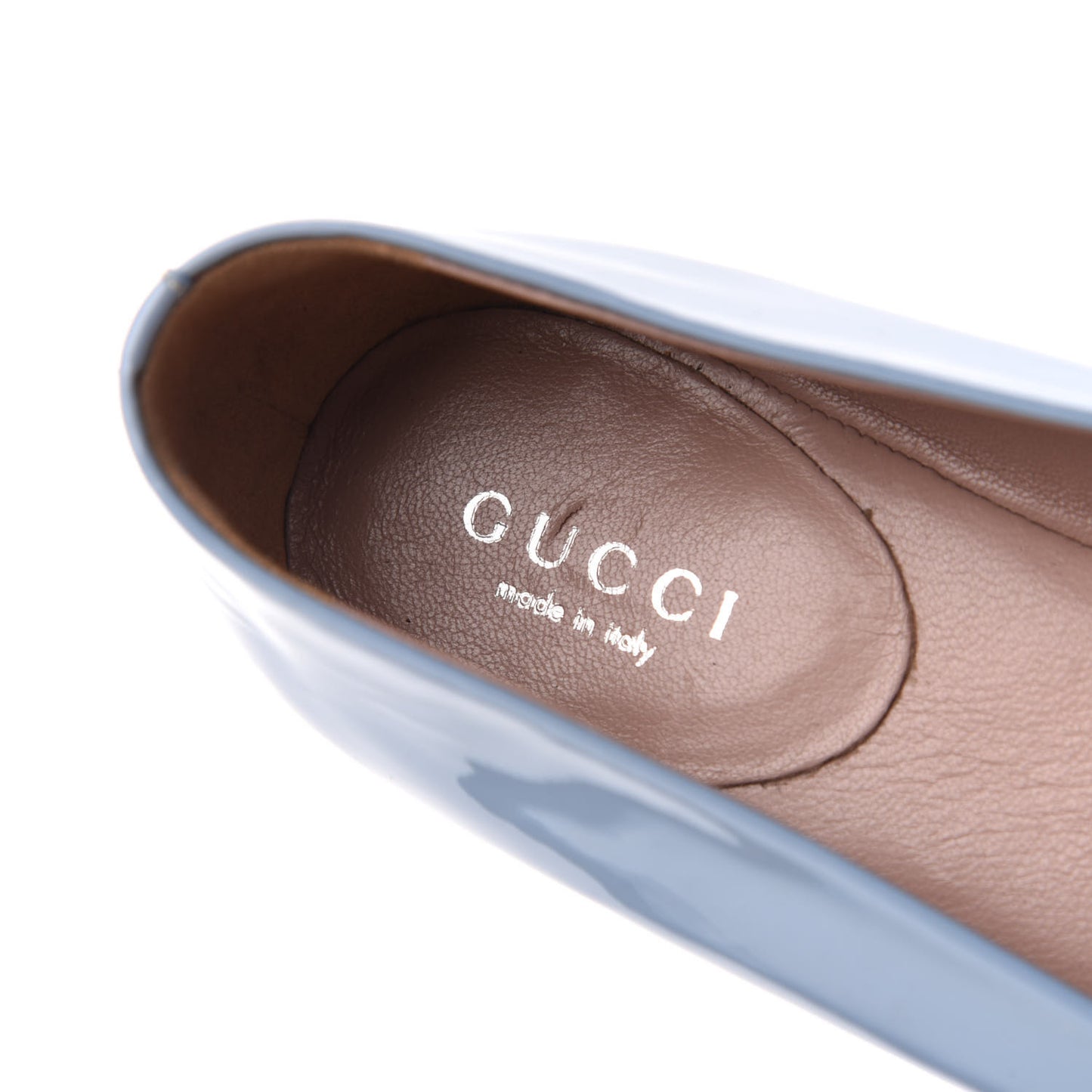 Patent Horsebit Jolene Ballerina Flats 36.5 Blue