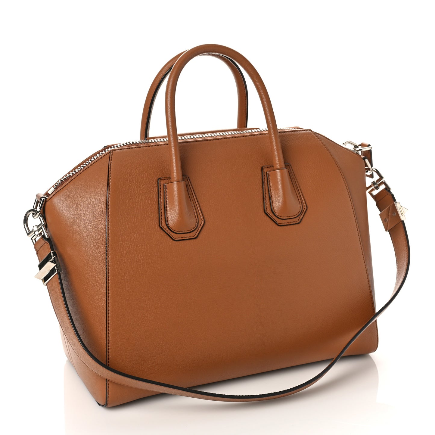 Sugar Goatskin Medium Antigona Cognac