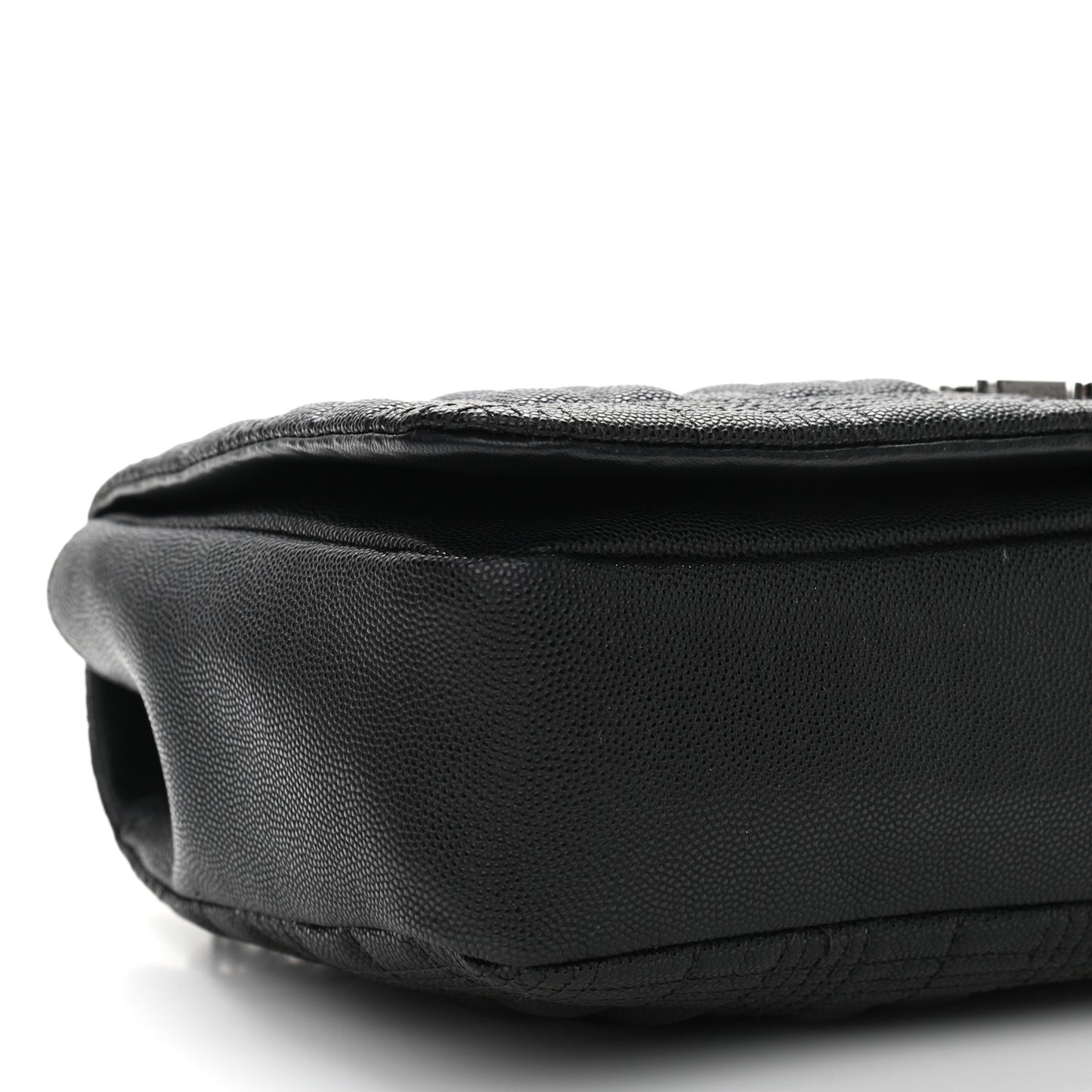 Lambskin Quilted Medium Lola Bag Black