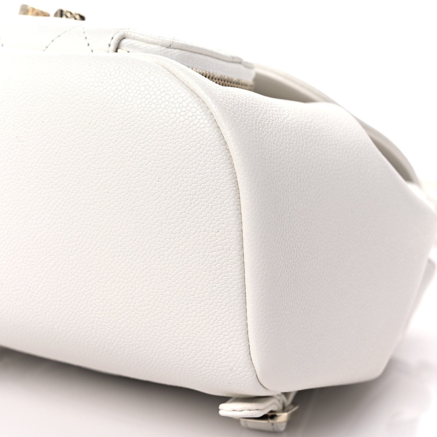 Chanel Caviar Quilted Mini Business Affinity Backpack White 9 of 10