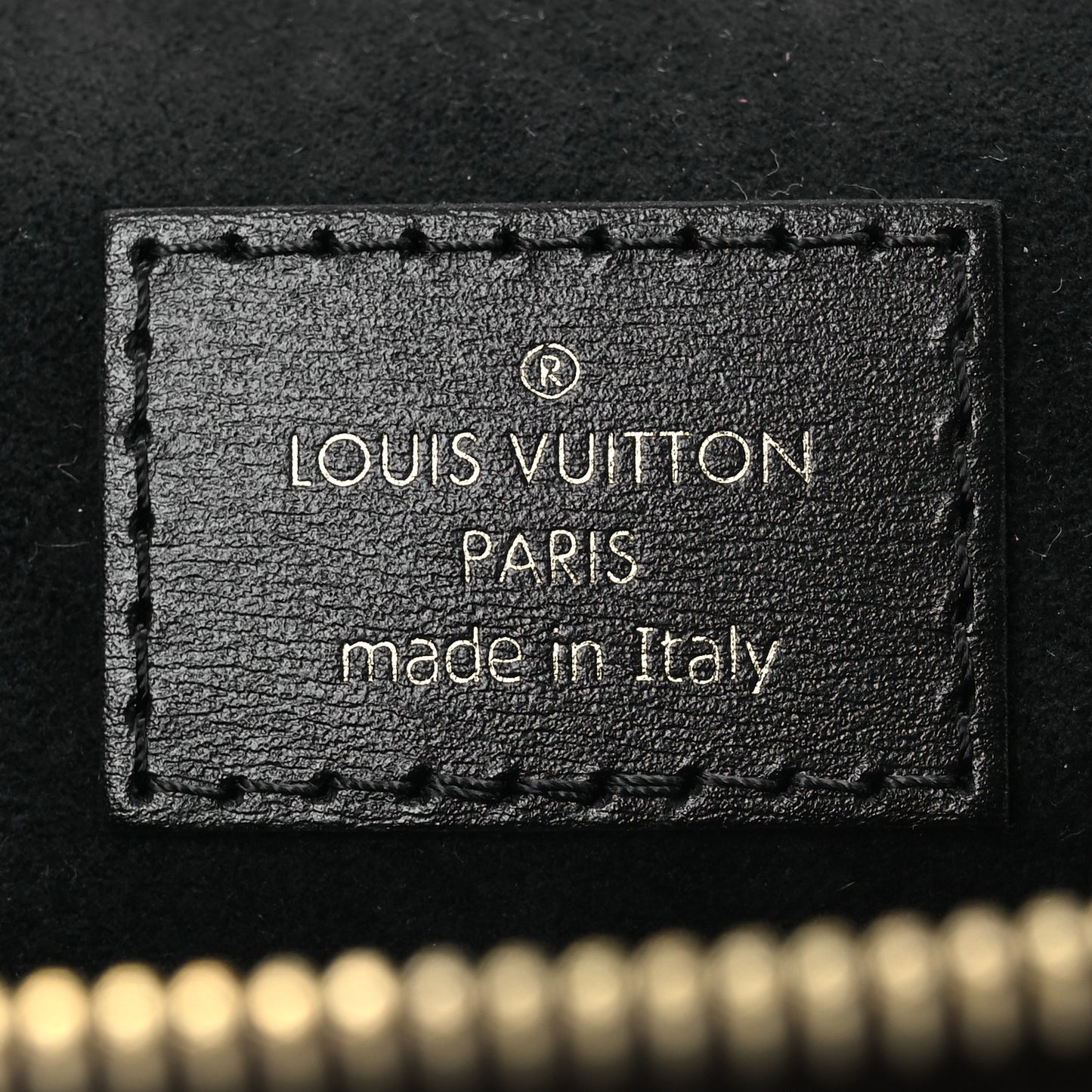 Reverse Monogram Vanity Chain Pouch