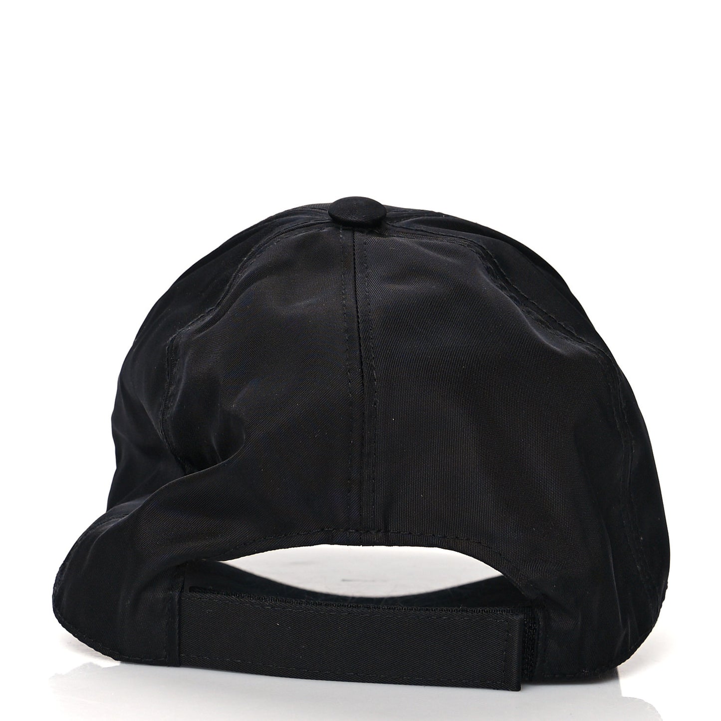 Tessuto Nylon Logo Baseball Cap M Black