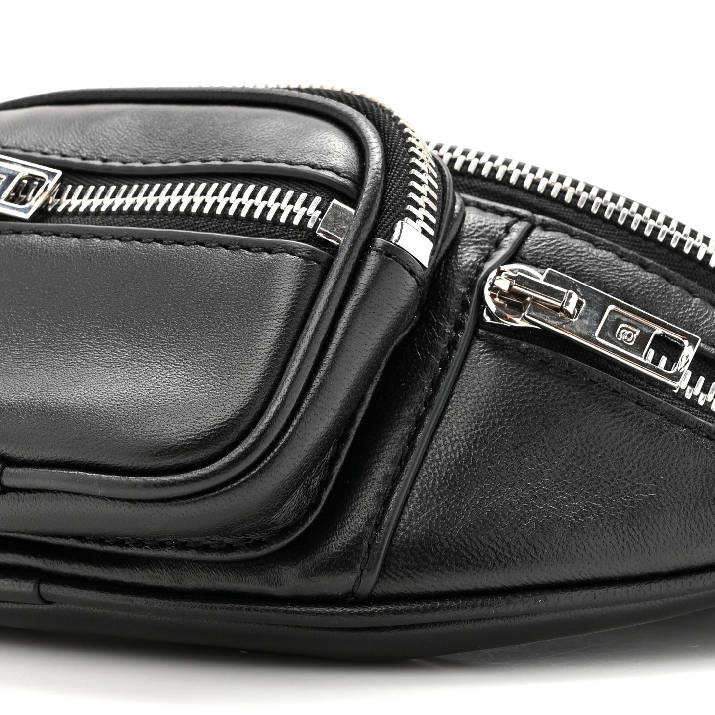 Lambskin Mini Attica Belt Bag Black