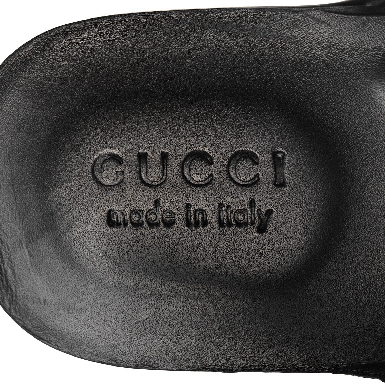 Gucci Calfskin Mens GG Marmont Sandals 11 Black 8 of 9