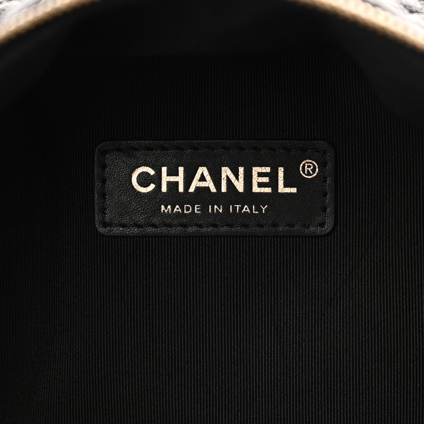 Caviar Quilted Medium Zip Around Backpack Black