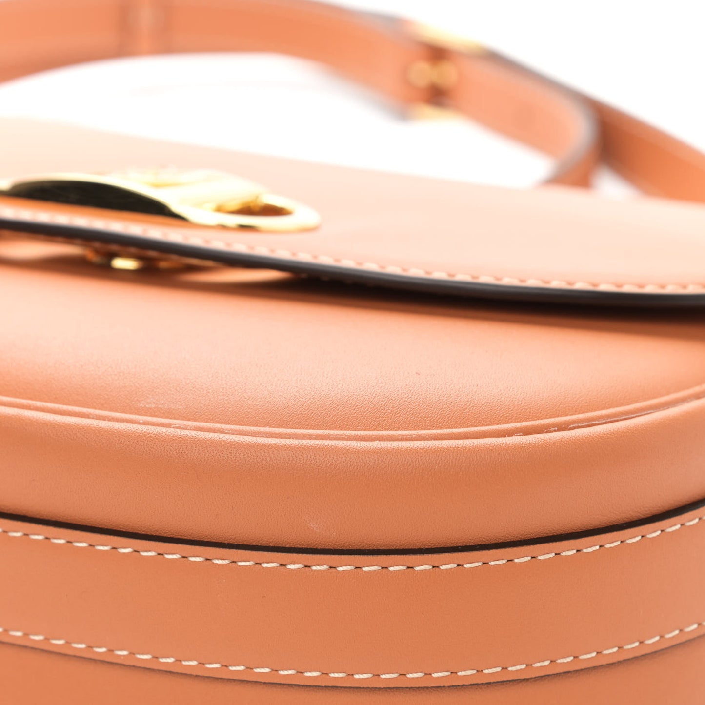 Calfskin Small Mena Crossbody Bag Cognac