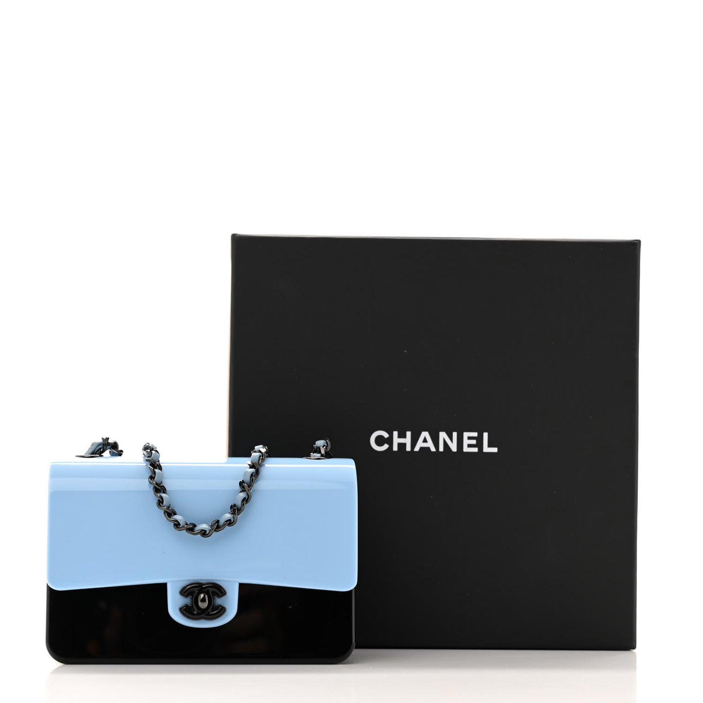 Plexiglass Plexi Coco Bag Black Blue