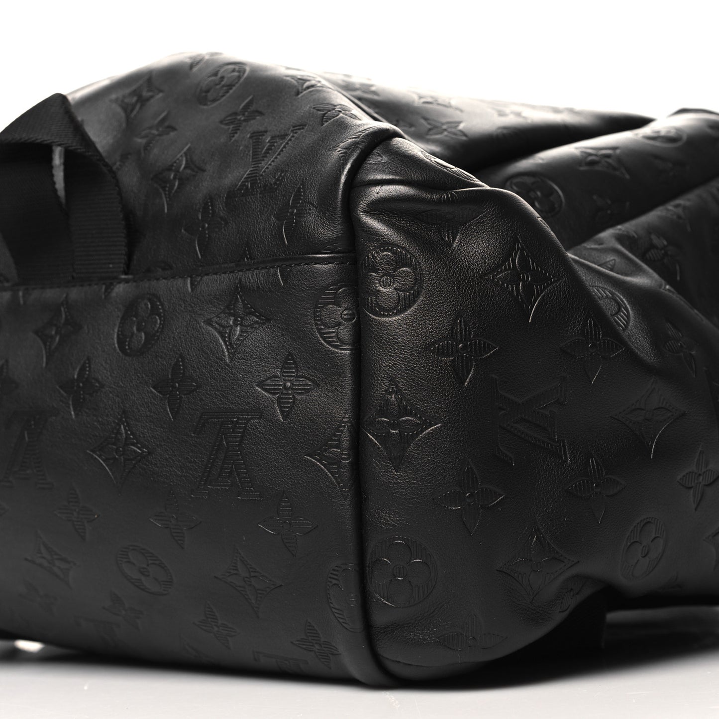 Calfskin Monogram Shadow Discovery Backpack Black
