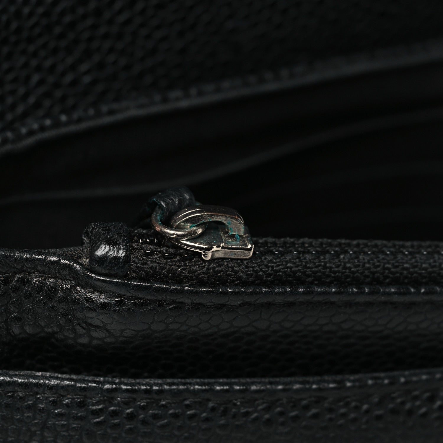 Chanel Caviar Half Moon Wallet On Chain WOC Black 12 of 12