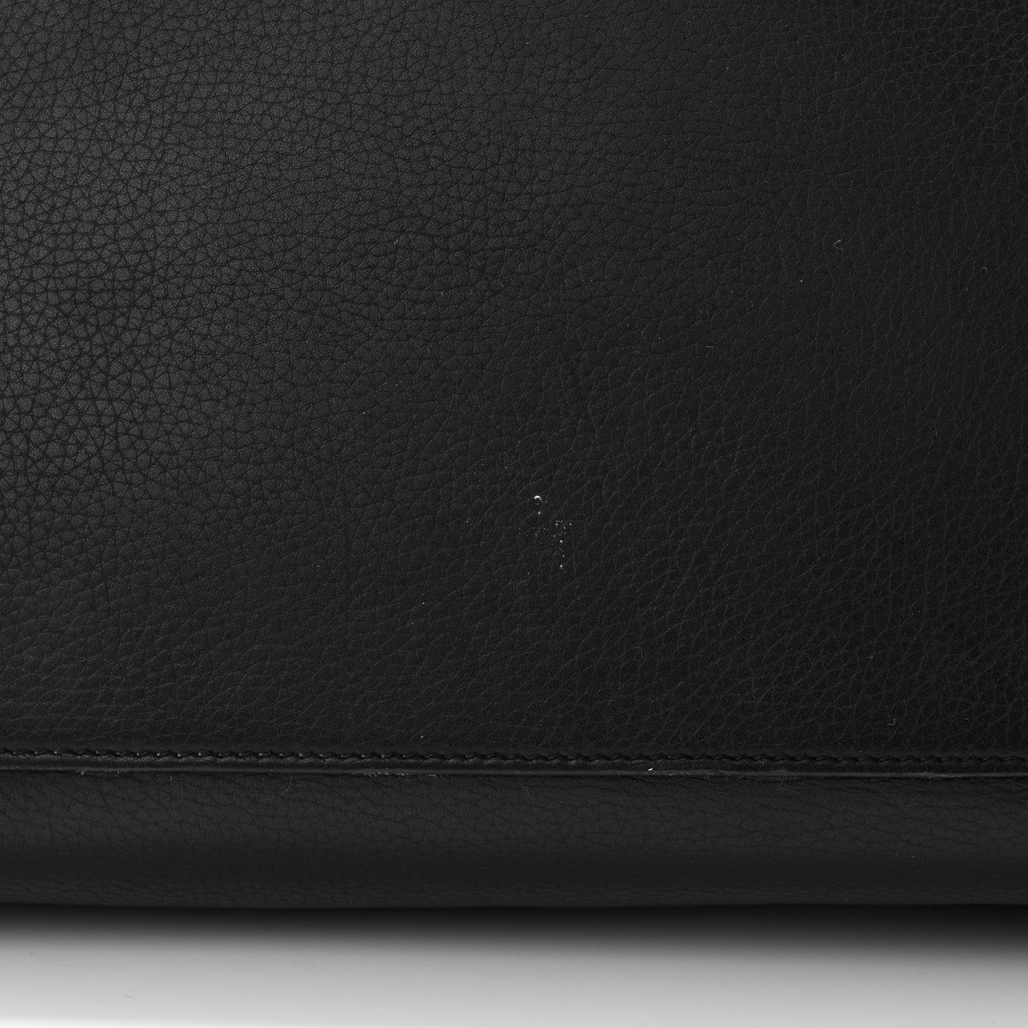 Celine Drummed Calfskin Mini Luggage Black 14 of 15