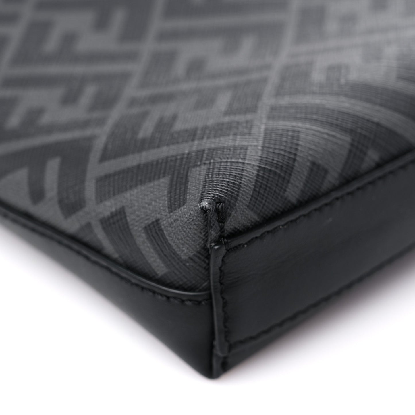 Glazed Fabric Vitello Liberty FF 1974 Diagonal Medium East West Messenger Black Sunflower