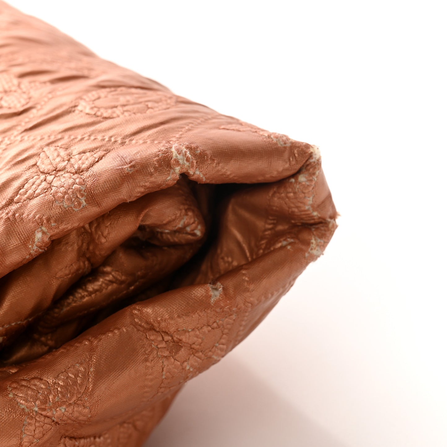 Jacquard Quilted Monogram Limelight Clutch GM Rose Gold