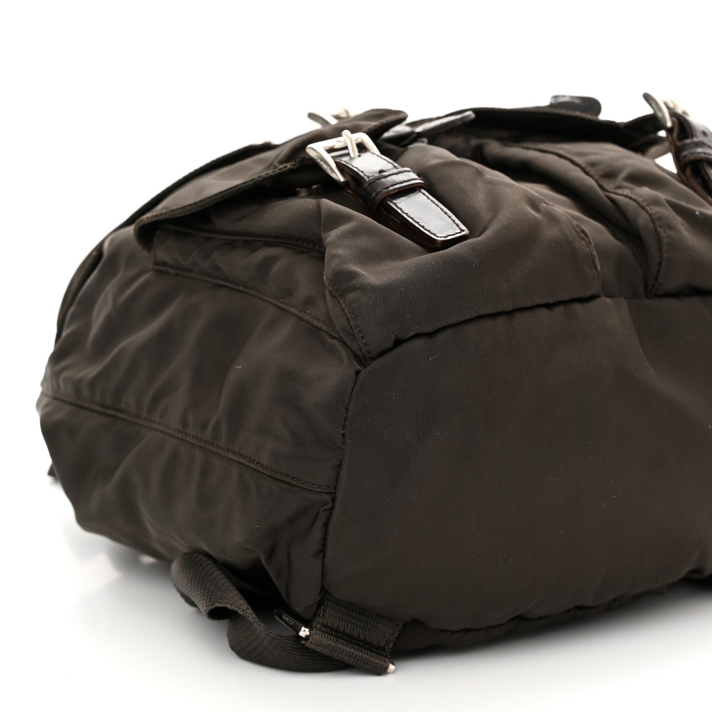 Nylon Vela Small Backpack Ebano