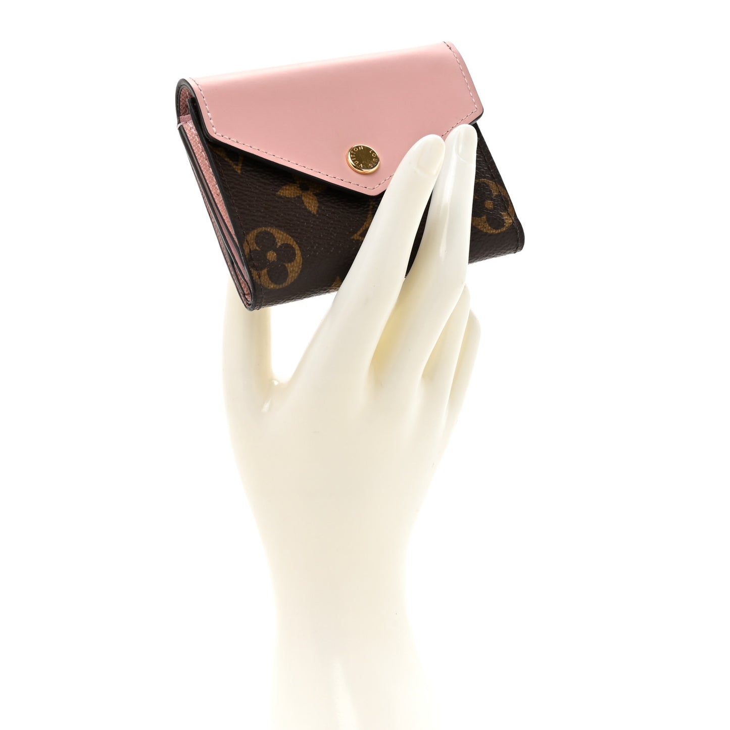 Monogram Zoe Wallet Rose Ballerine