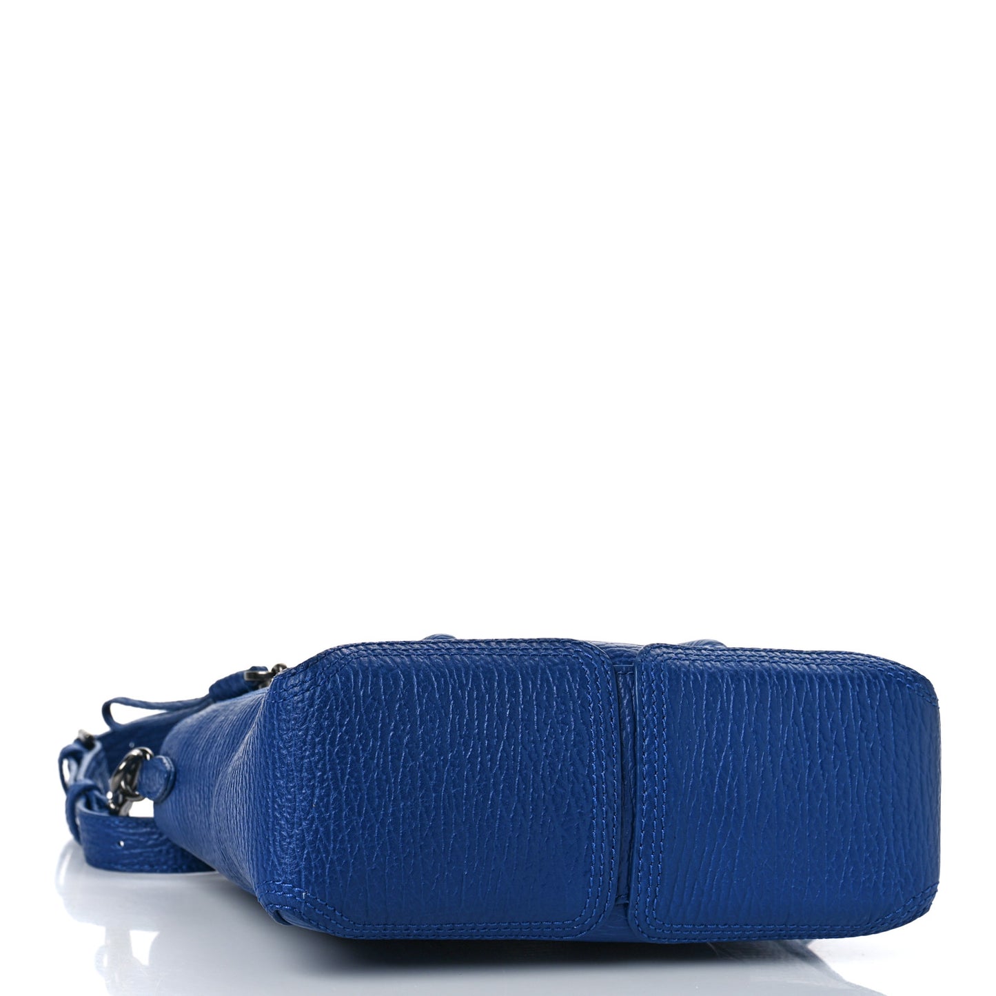 Textured Calfskin Mini Pashli Satchel Cobalt