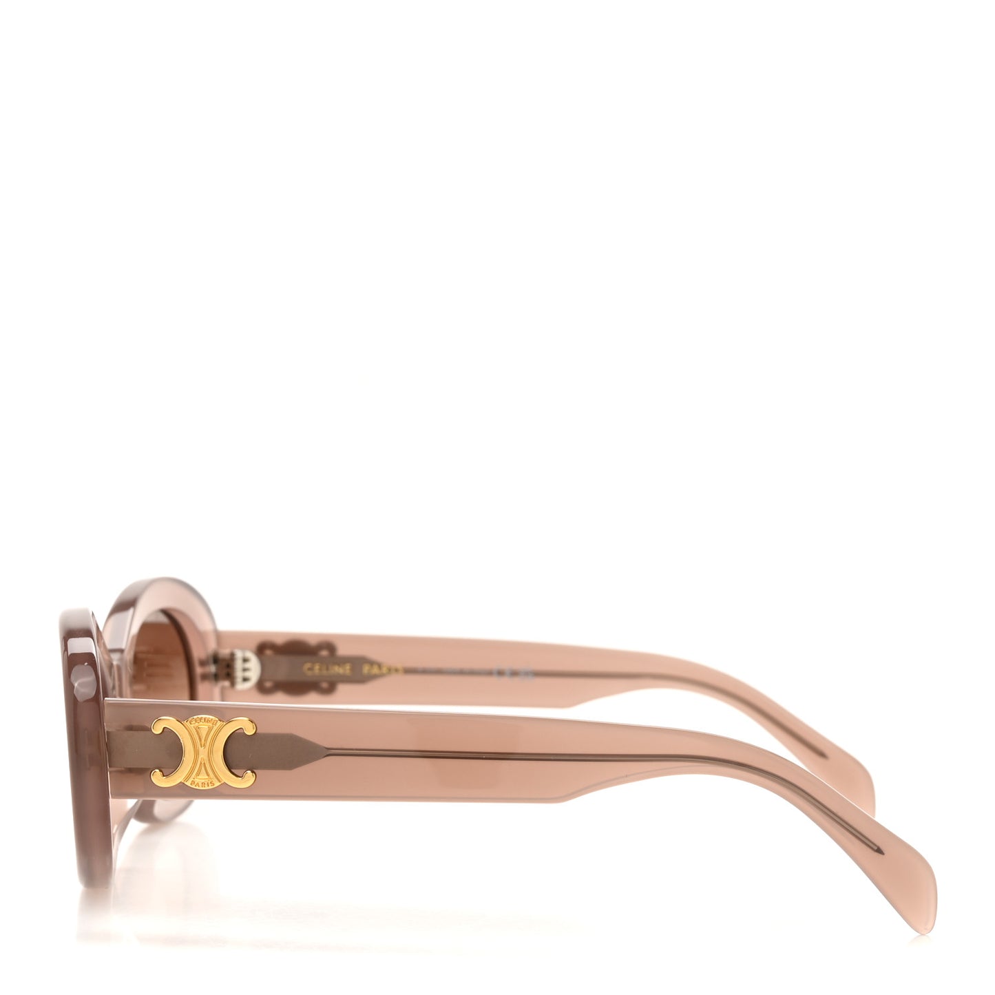 Acetate Triomphe 01 Sunglasses CL 40194U Milky Hazelnut