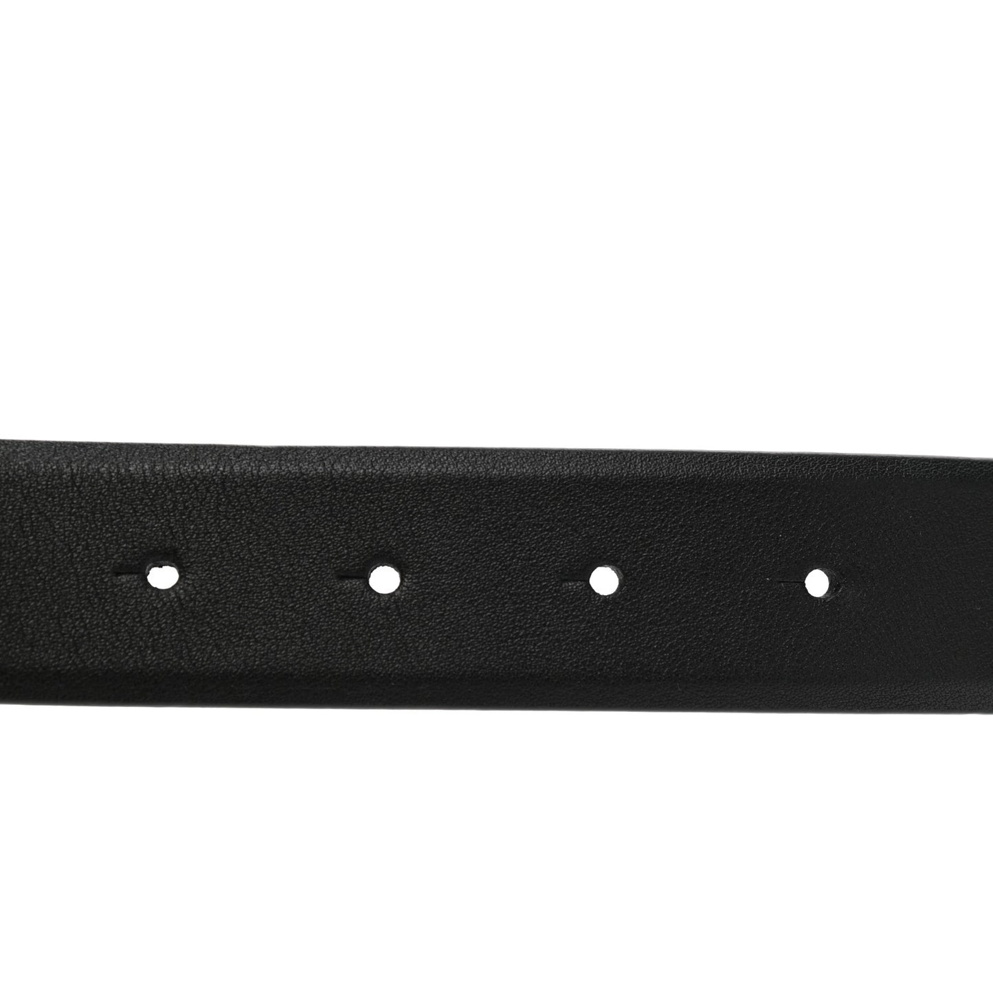 Calfskin Pearl Crystal CC Belt 75 30 Black