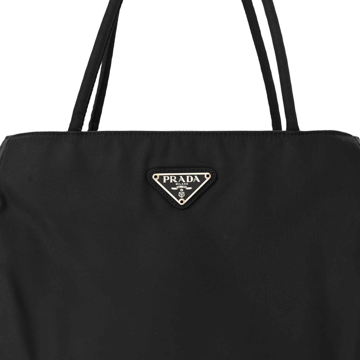 Prada Nylon Tessuto Shopping Tote Black 7 of 9