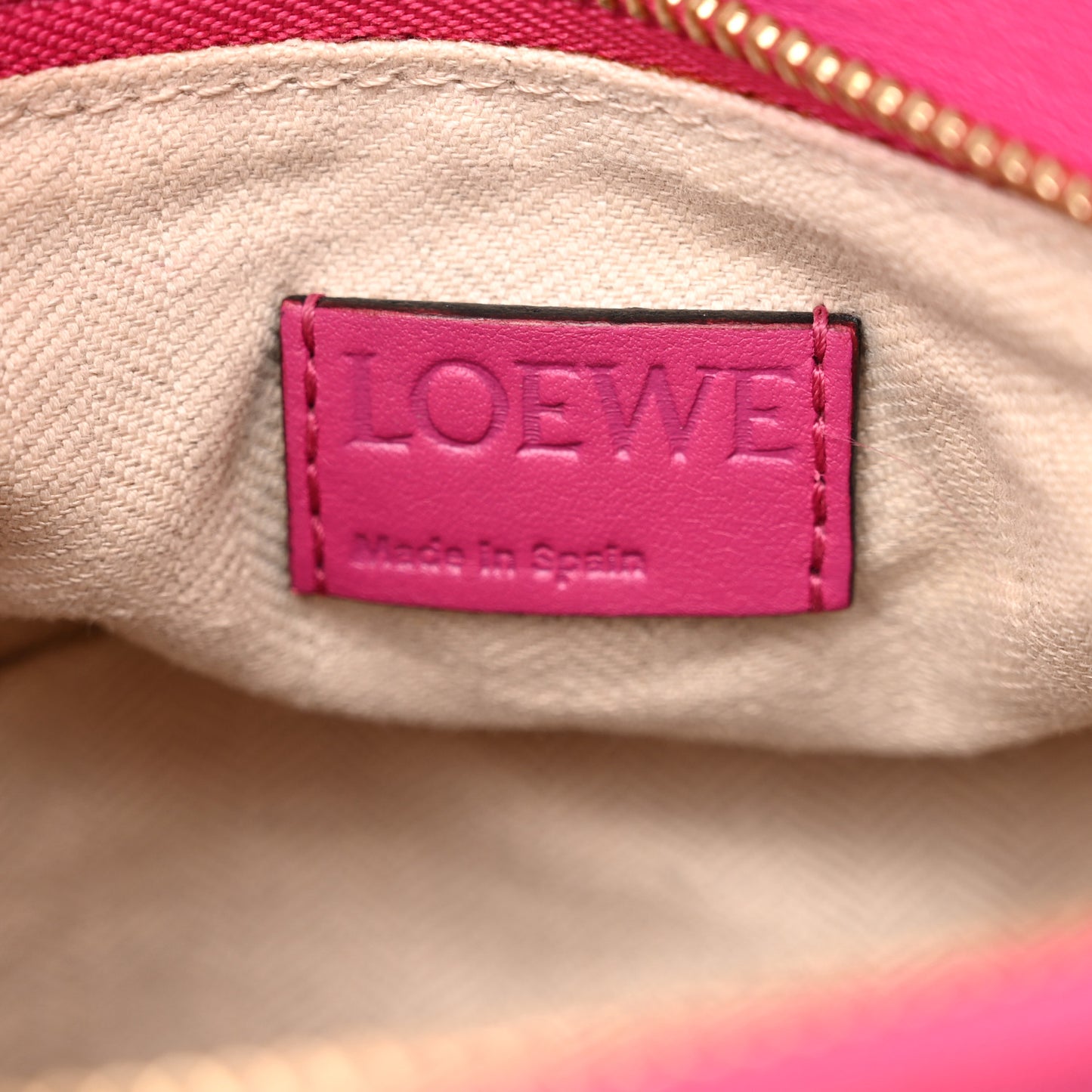Calfskin Small Puzzle Bag Fuchsia