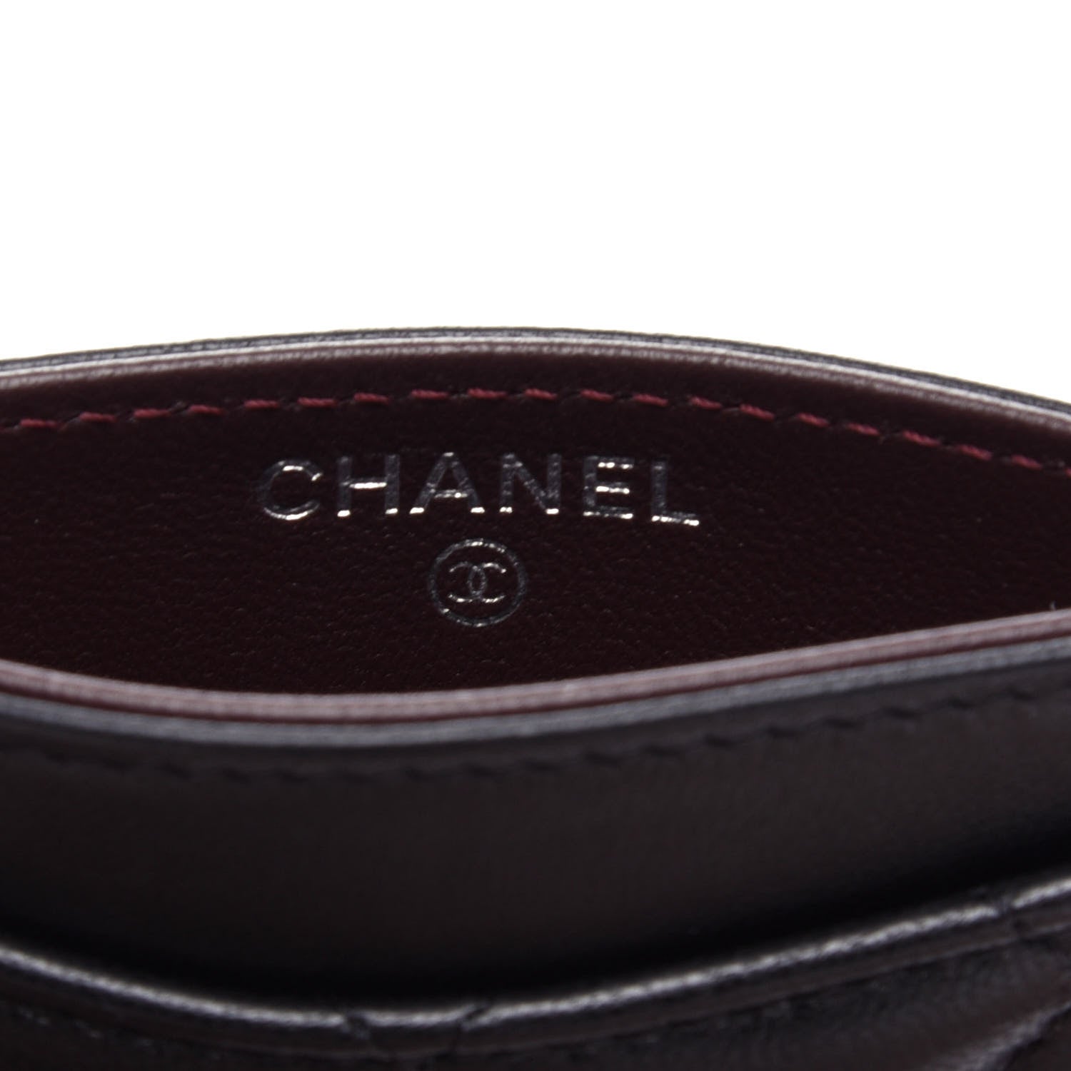 Chanel Lambskin Quilted Card Holder Black 6 of 9