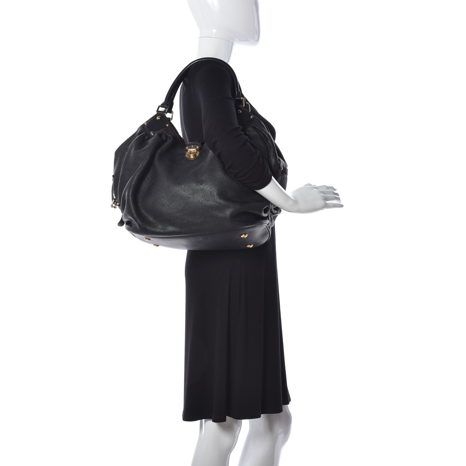 Louis Vuitton Mahina L Black 2 of 8