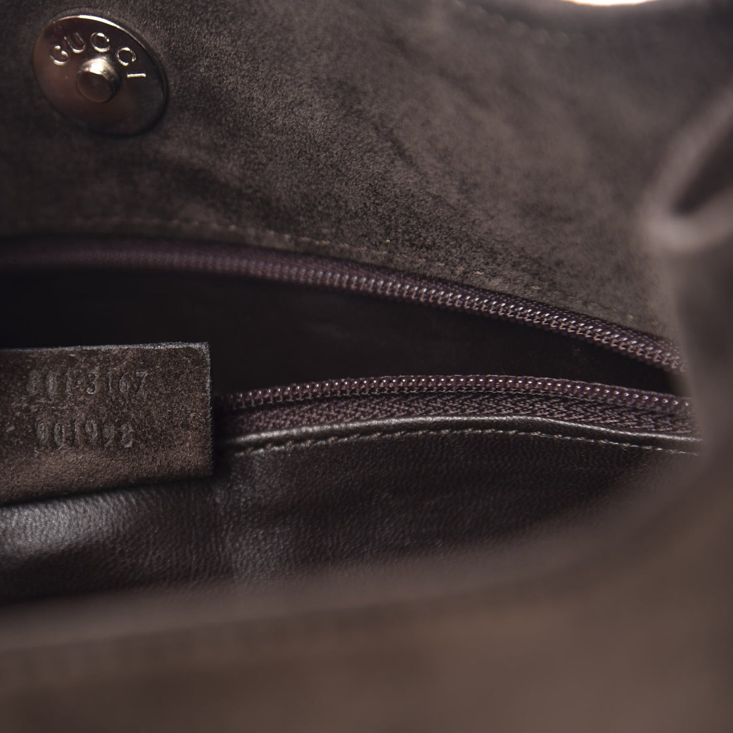 Suede Shoulder Bag Brown