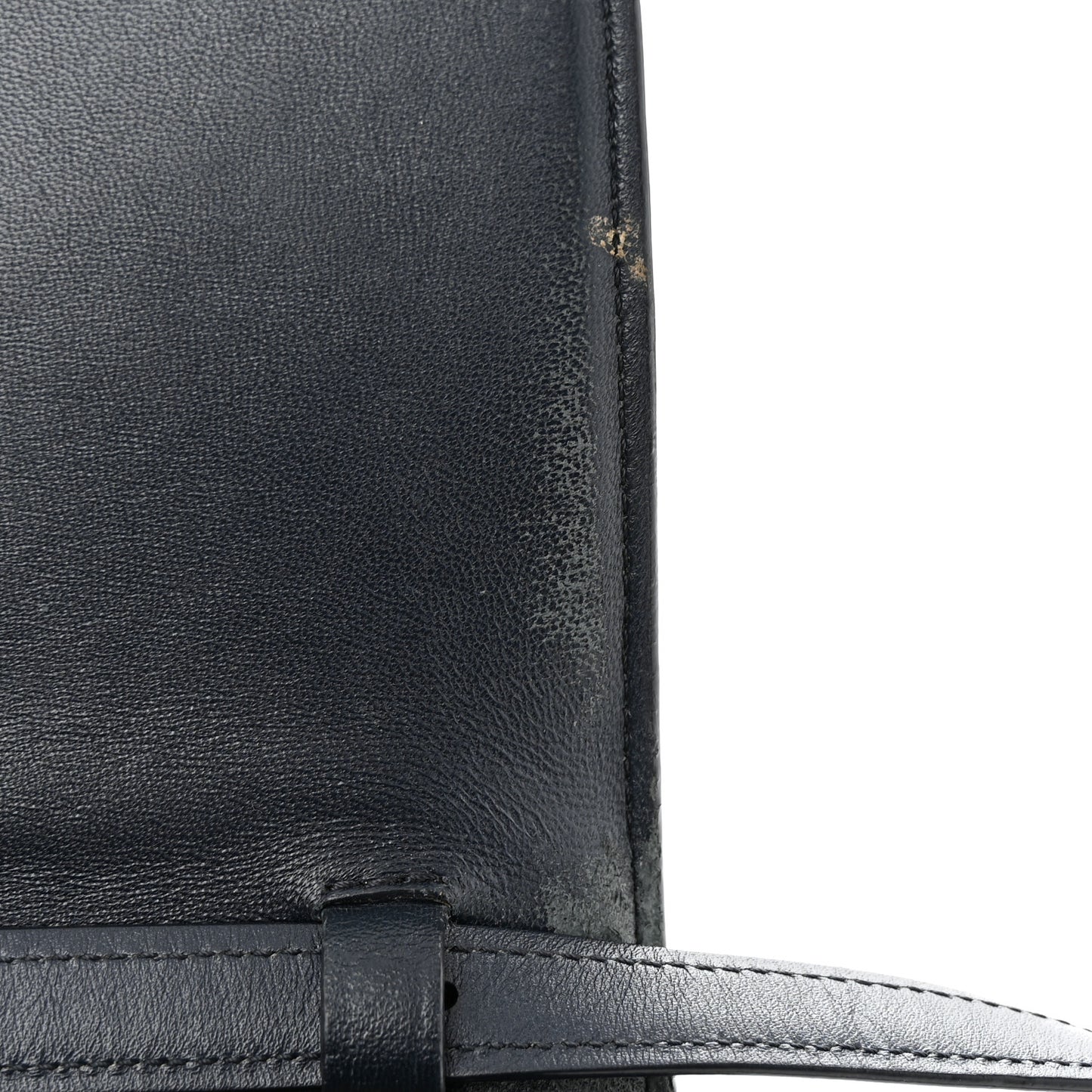 Box Calfskin Medium Classic Box Flap Bag Navy