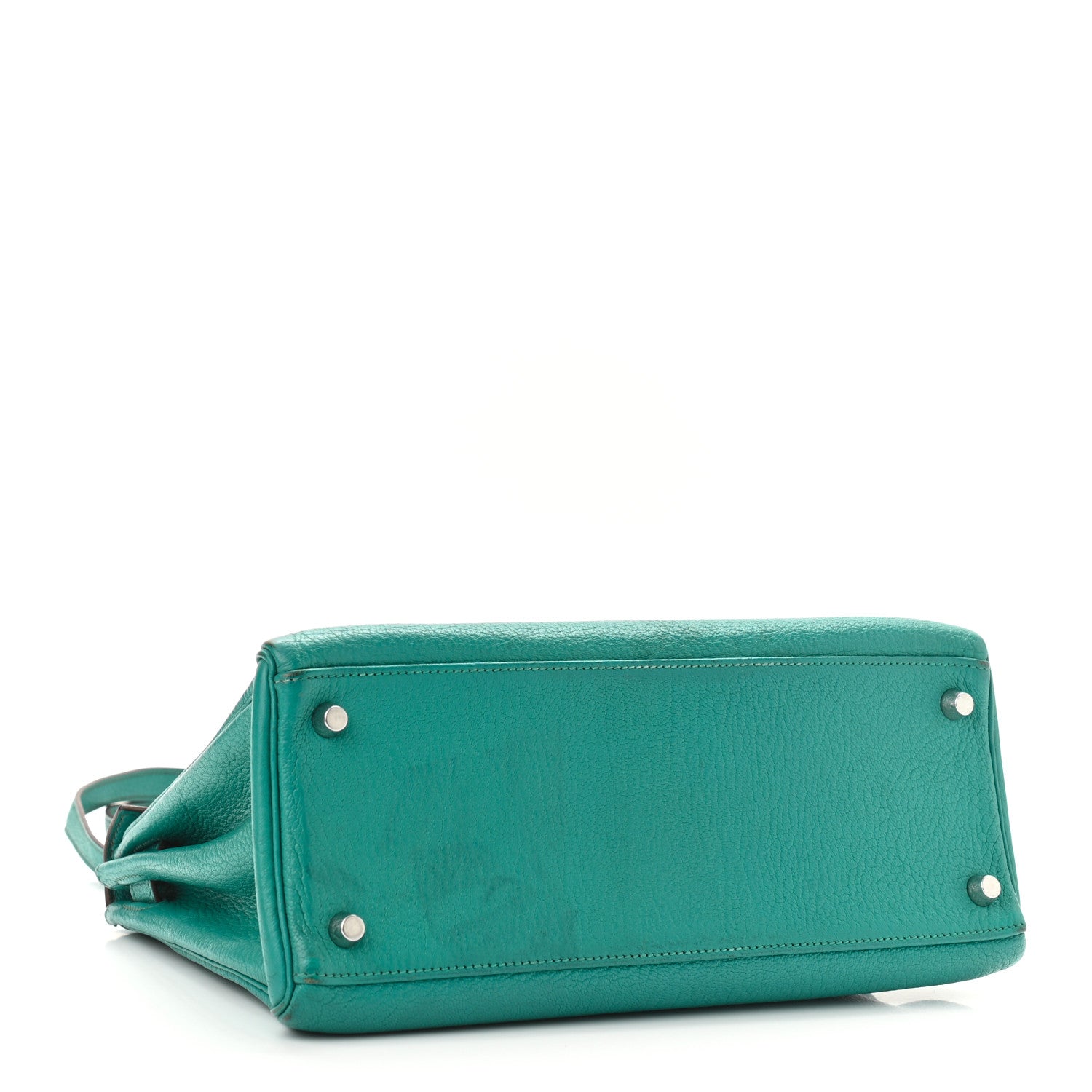 Hermes Chevre De Coromandel Kelly Retourne 28 Bleu Paon 3 of 15