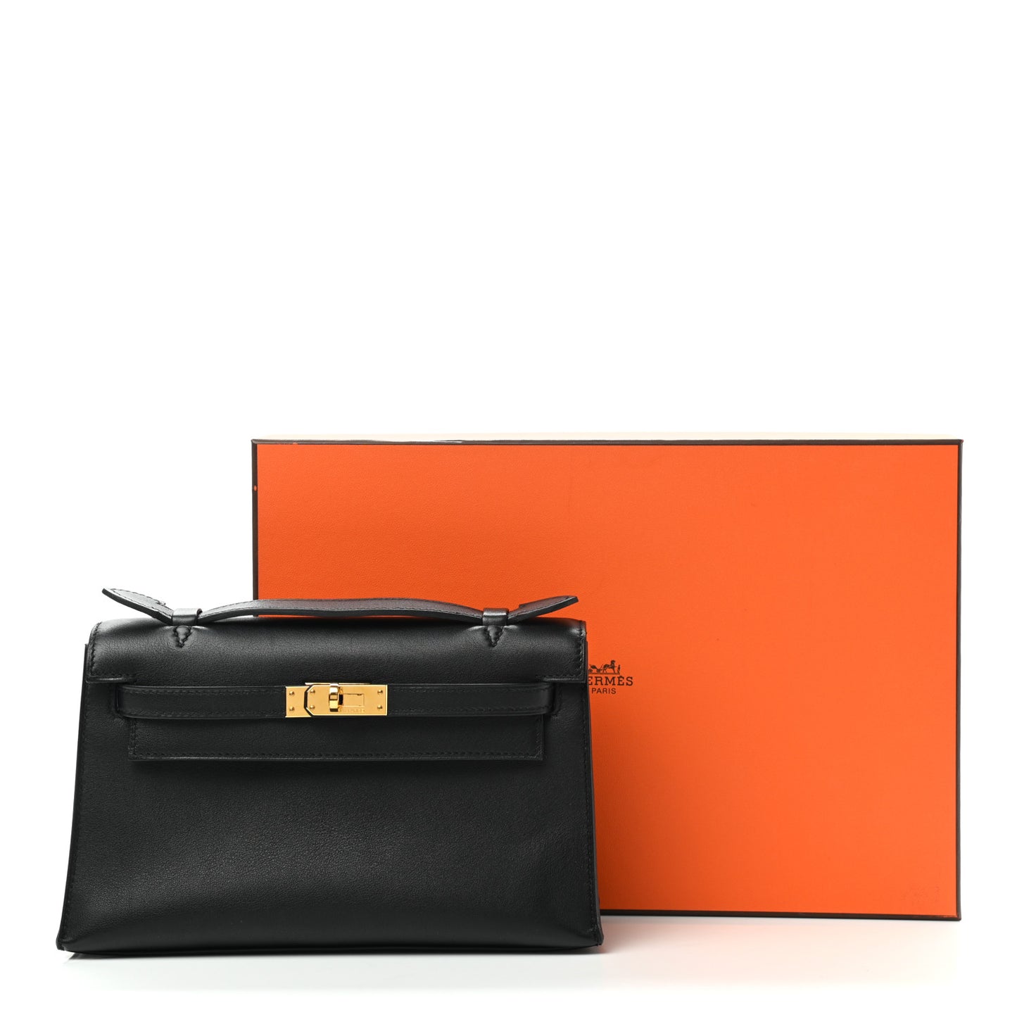 Swift Kelly Pochette Clutch Black