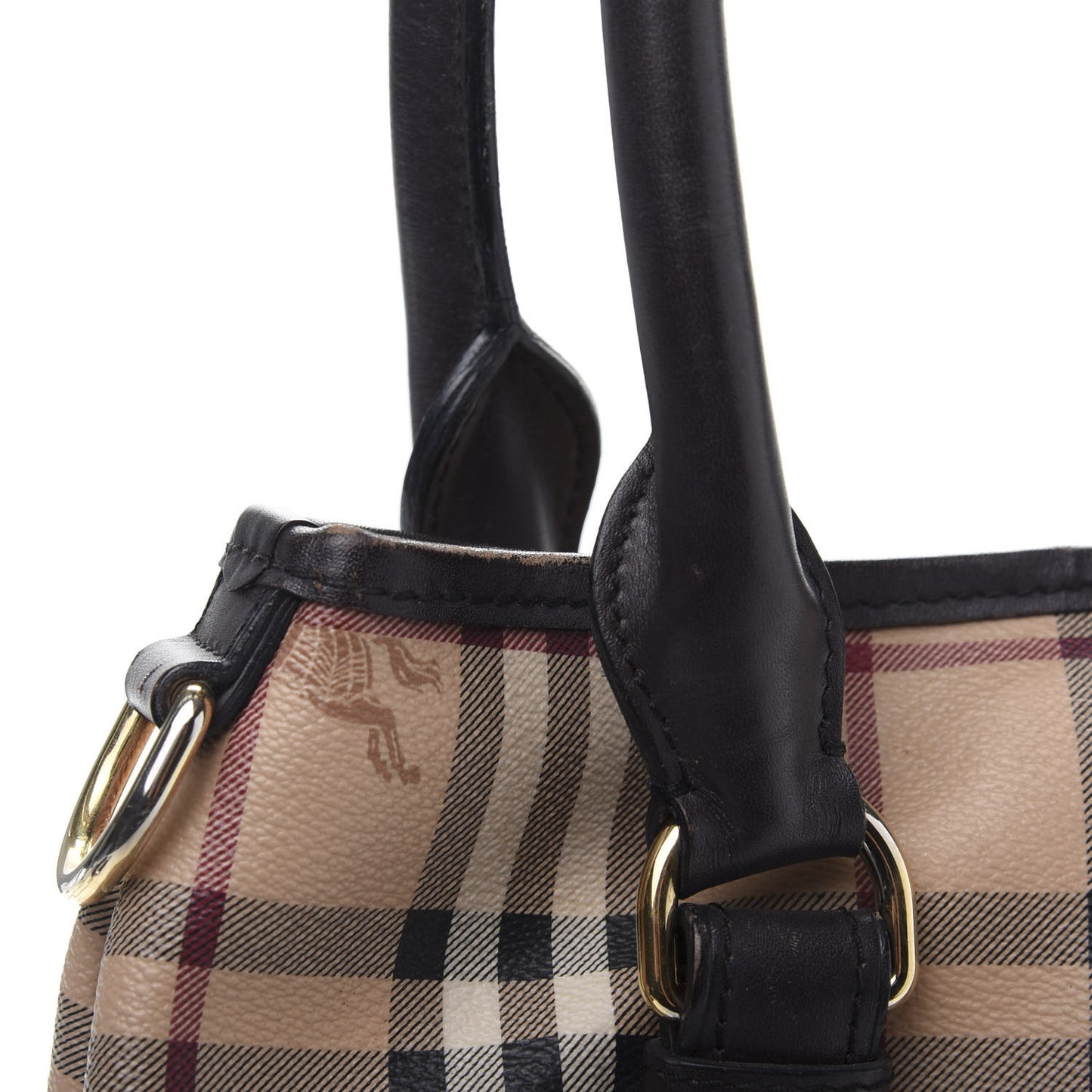 Haymarket Check Small Northfield Tote Chocolate