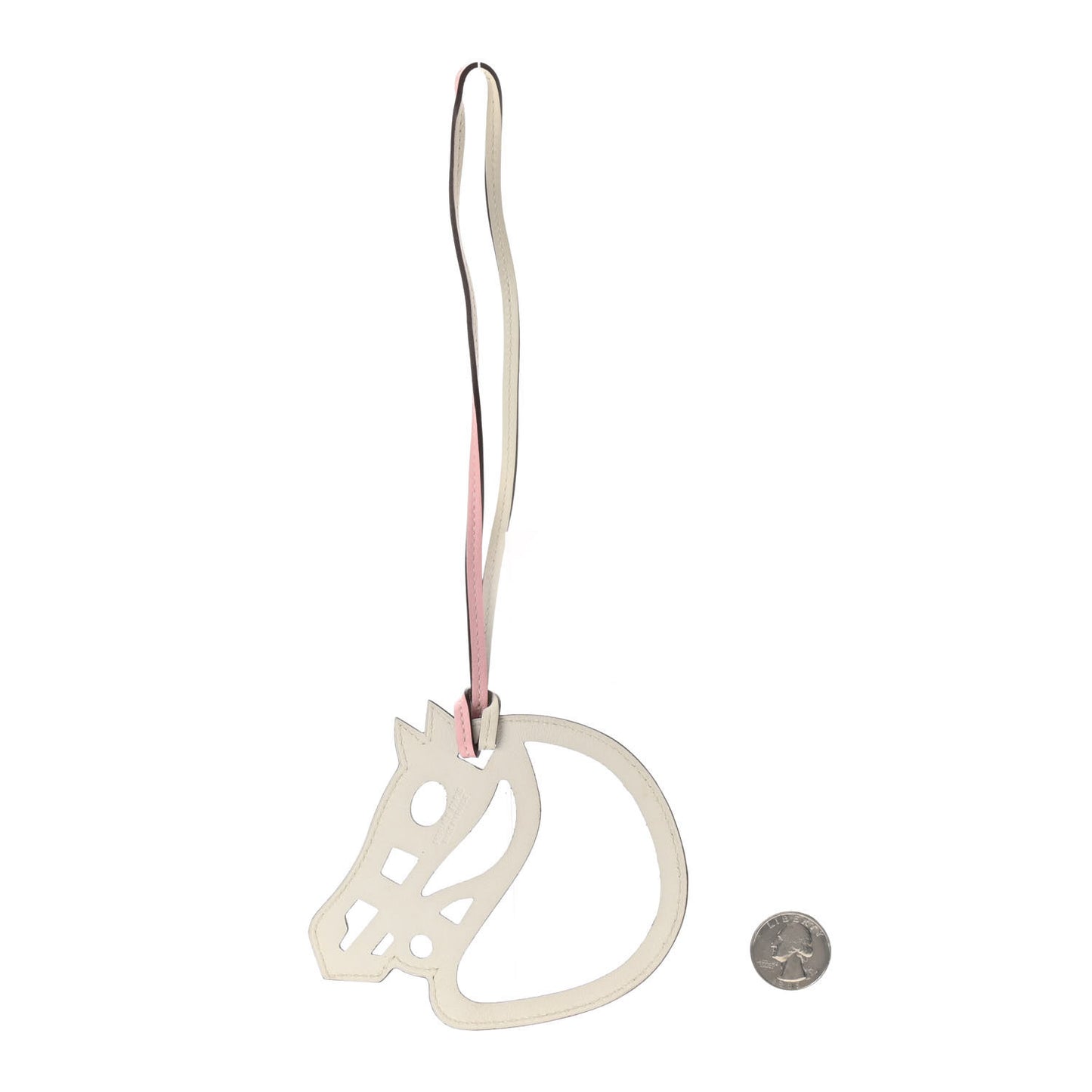 Swift Paddock Cheval Horse Bag Charm Rose Sakura White