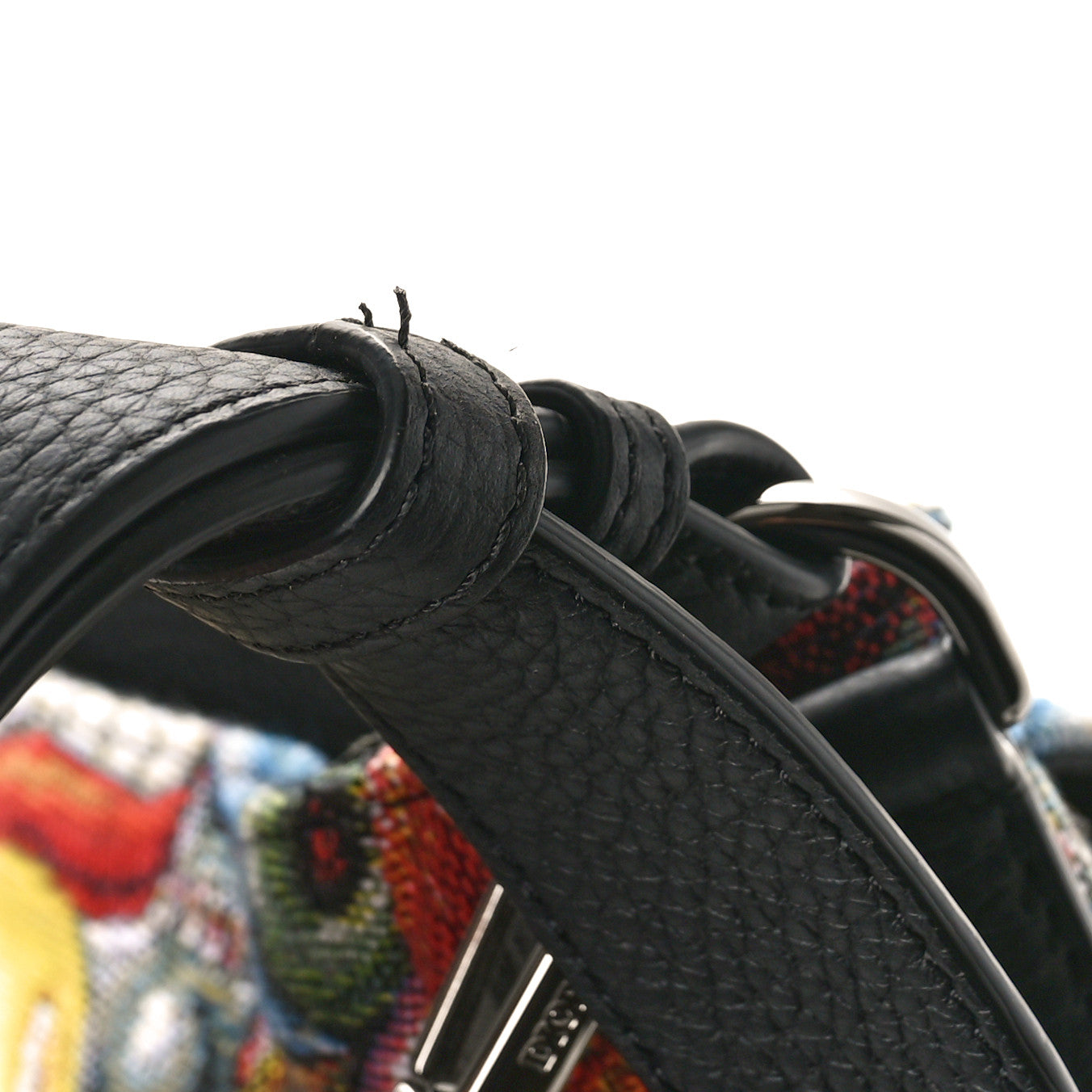 Christian Dior CHRISTIAN DIOR X KENNY SCHARF Jacquard Printed Soft Saddle Bag Multicolor 9 of 9
