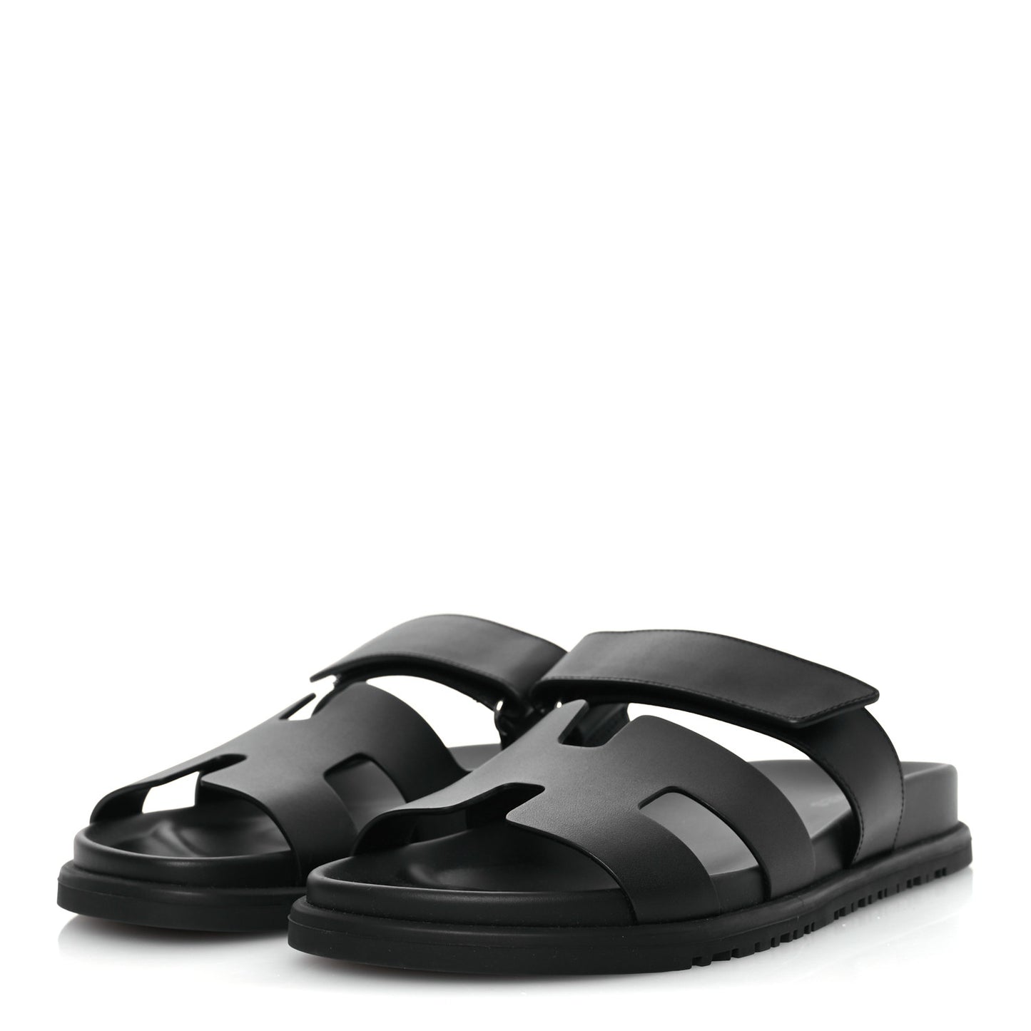 Calfskin Womens Chypre Sandals 38 Black