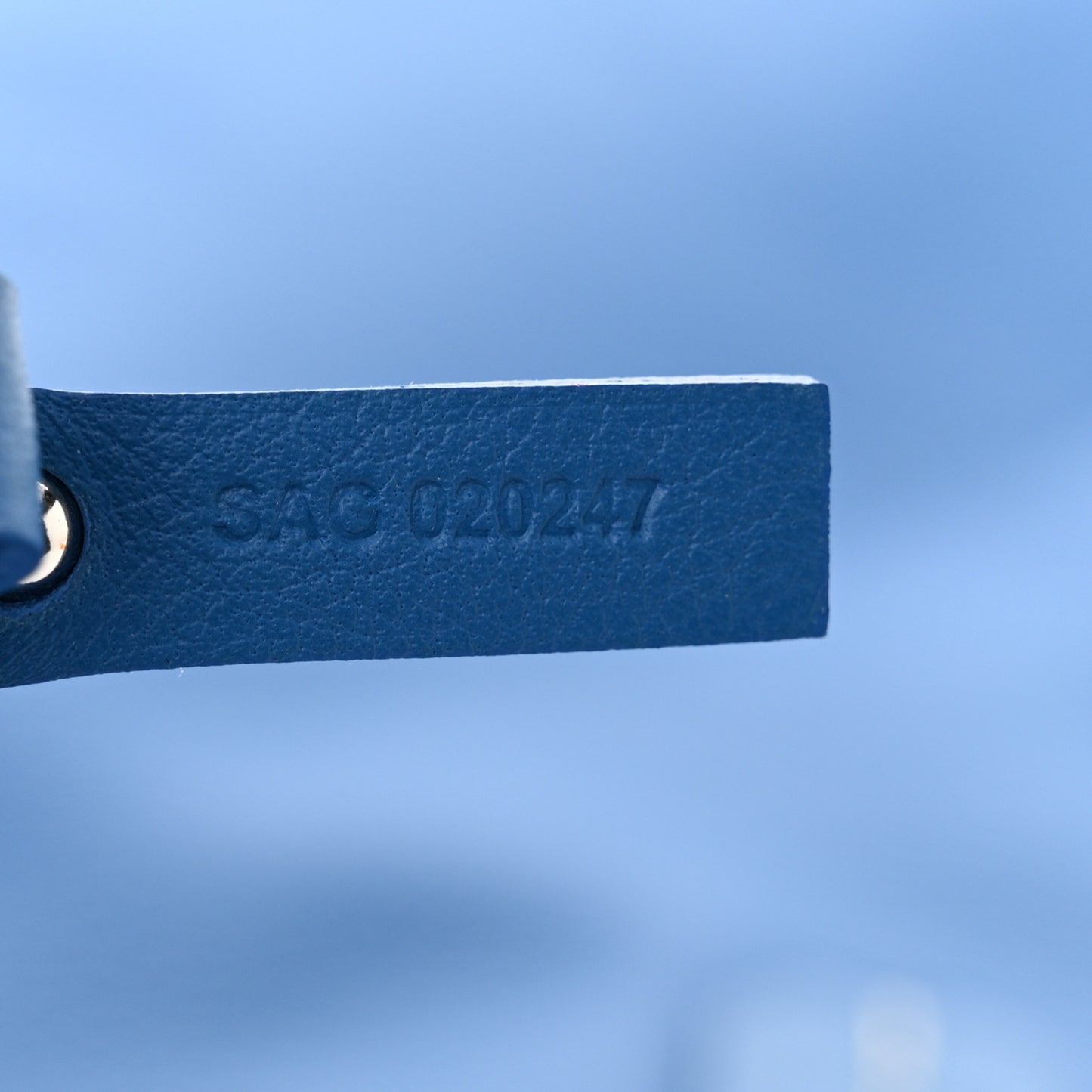 Goyardine Reversible Mini Anjou Sky Blue