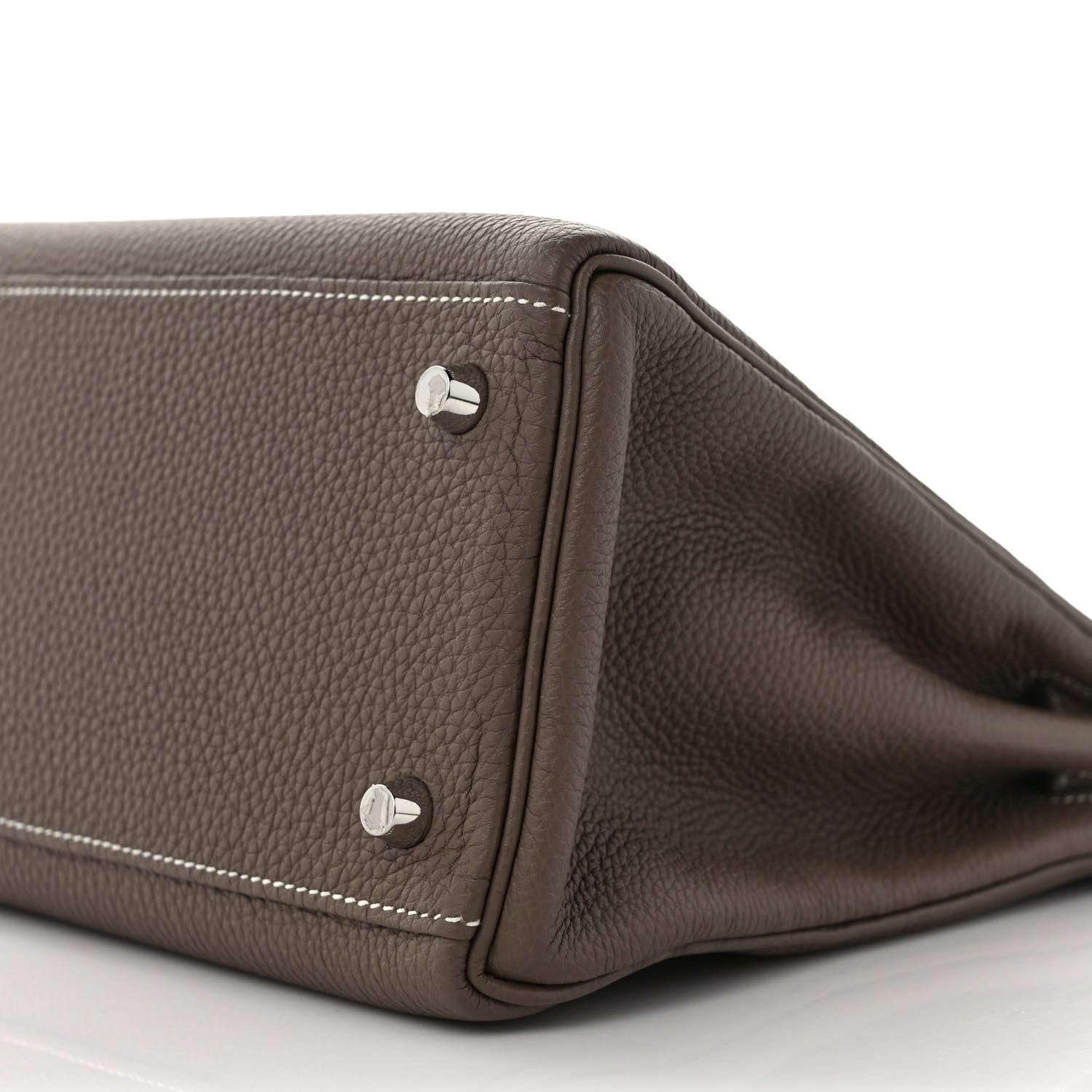Hermes Togo Kelly Retourne 28 Etoupe 8 of 11
