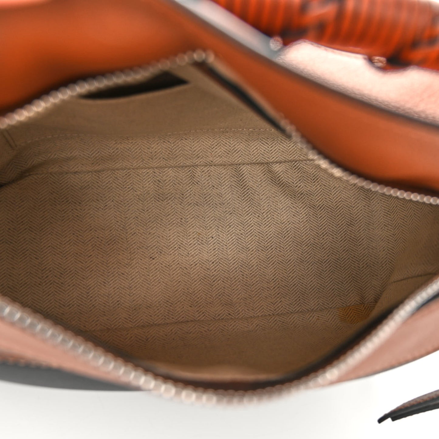 Calfskin Small Craft Puzzle Bag Tan Black