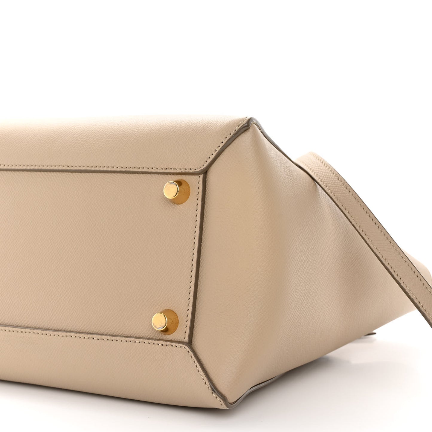 Grained Calfskin Mini Belt Bag Light Taupe