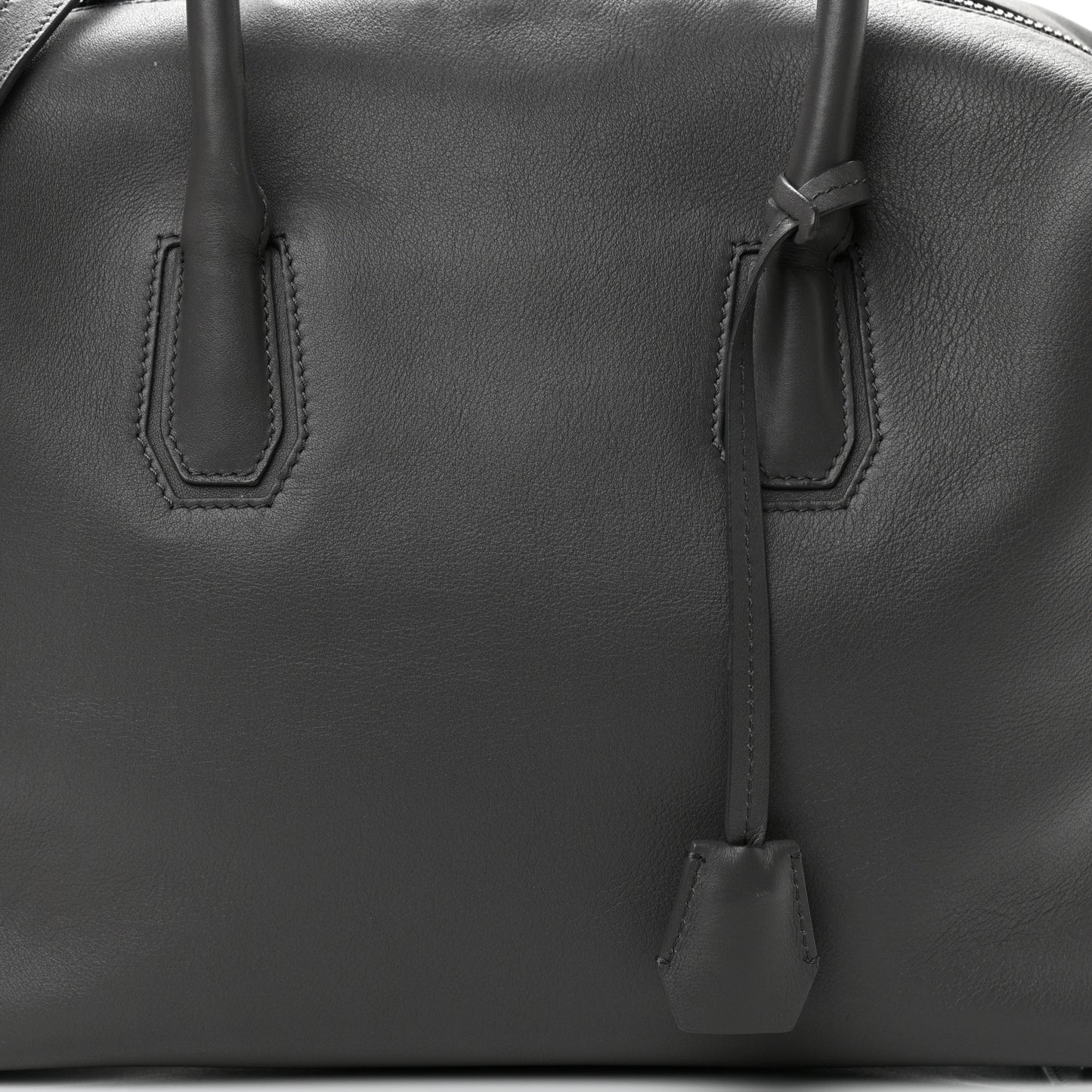 Calfskin Boston Bag Grey