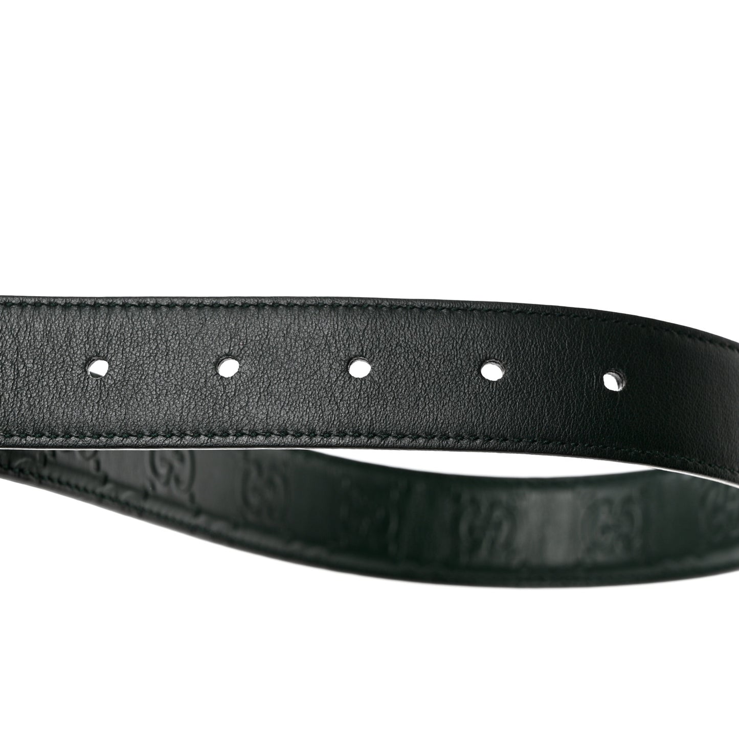 Guccissima Signature 30mm Belt 90 36 Verde