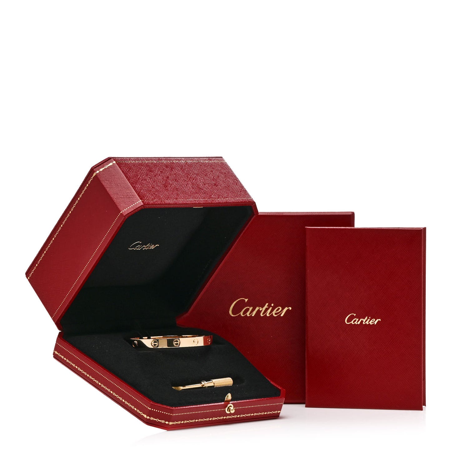 18K Yellow Gold LOVE Bracelet 17