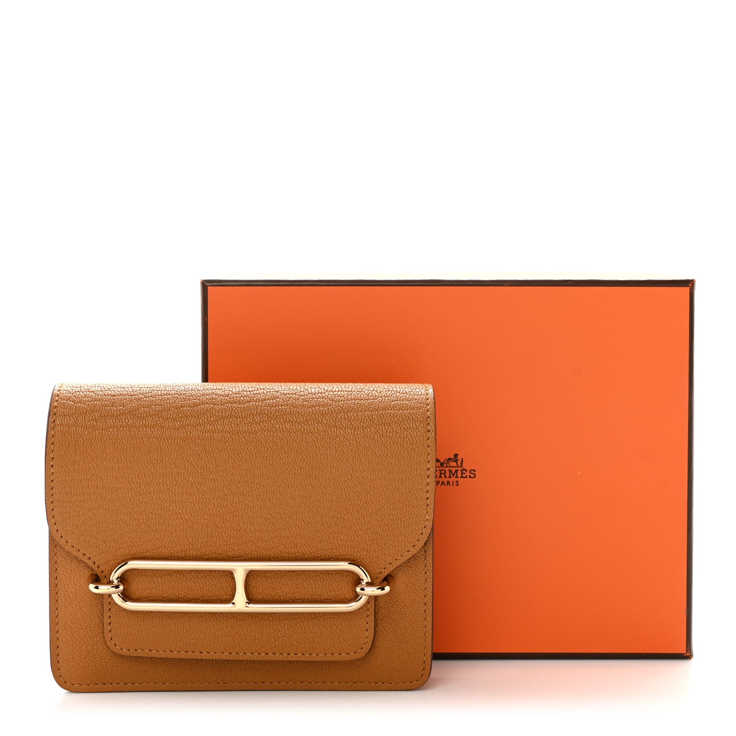 Chevre Mysore Roulis Slim Wallet Caramel