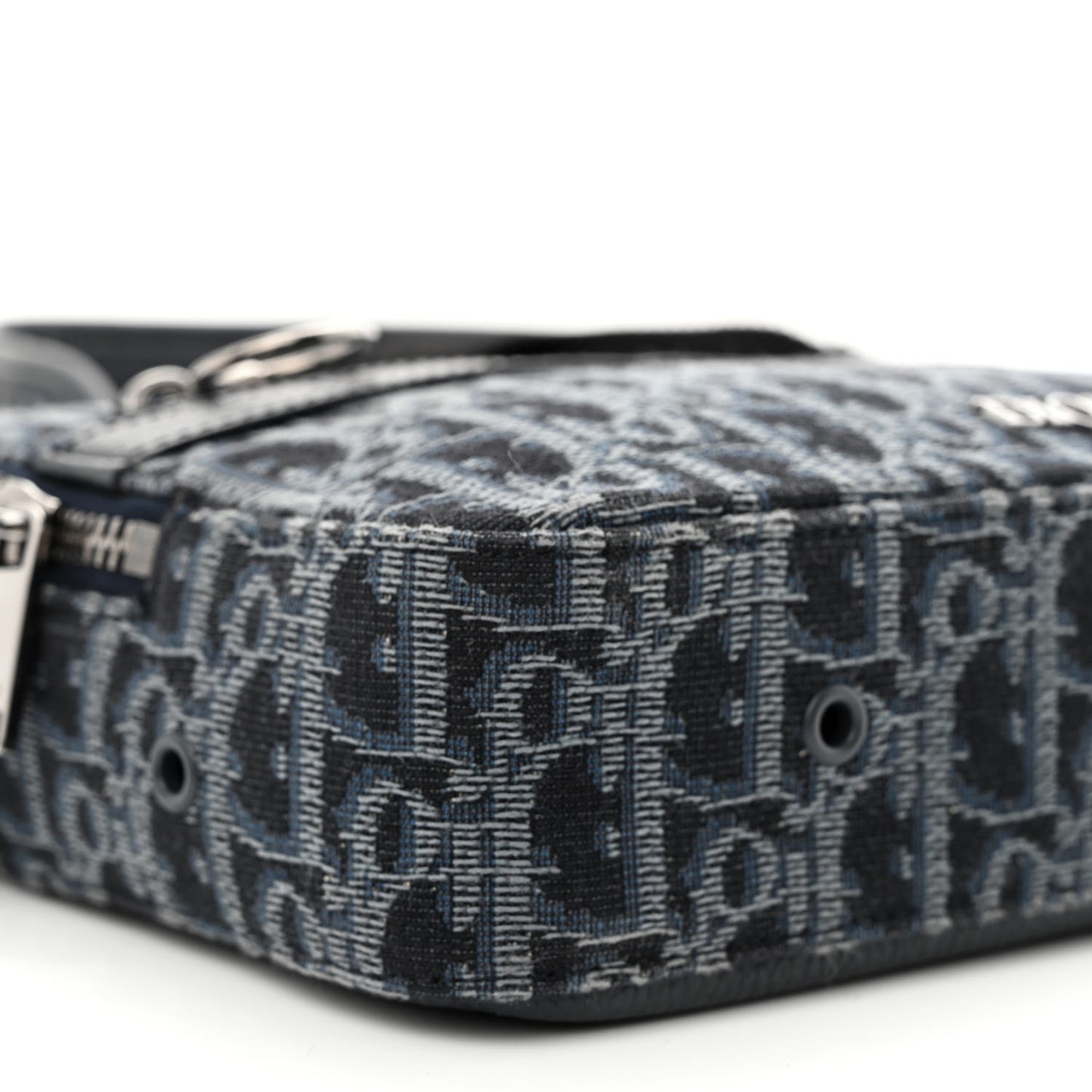 HOMME Oblique Jacquard Safari Messenger Navy Blue