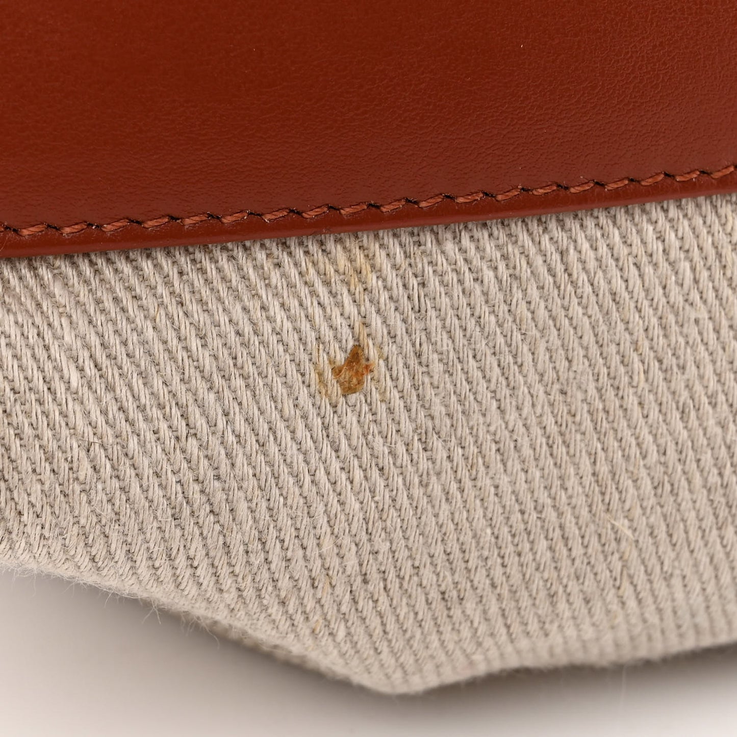 Linen Calfskin Large Kamilla North-South Tote Beige
