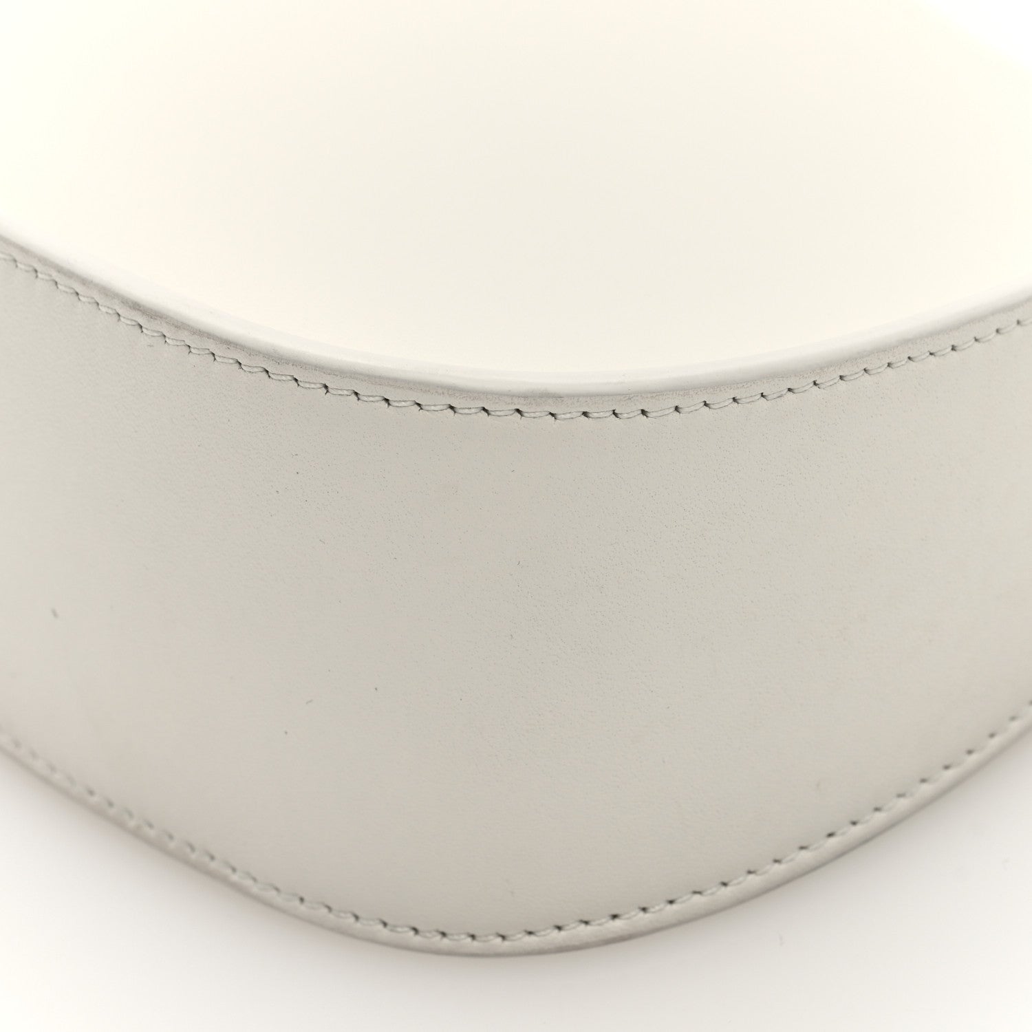The Row Smooth Calfskin Half Moon Shoulder Bag New Ivory 9 of 10