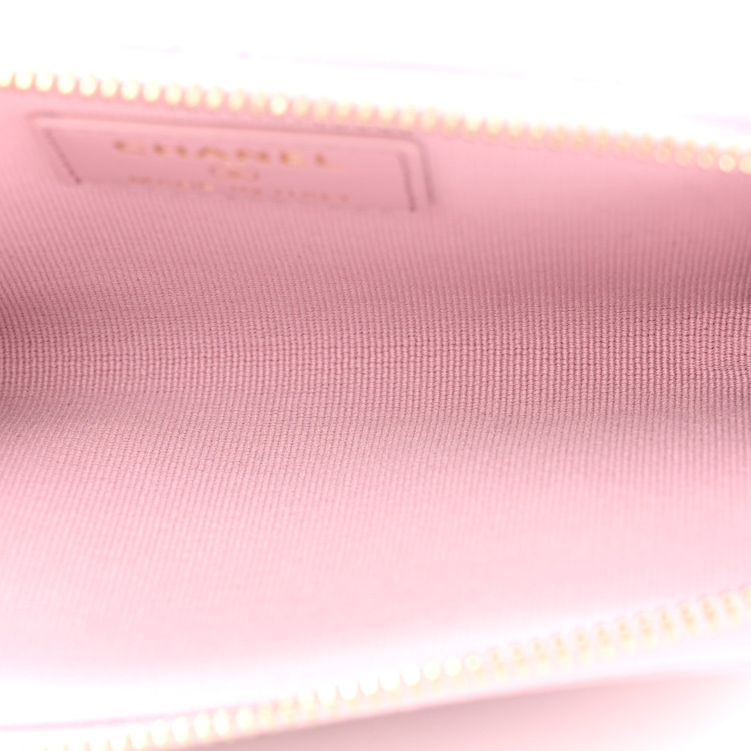 Chanel Caviar Quilted CC Zip Around Card Holder Light Pink 6 of 9