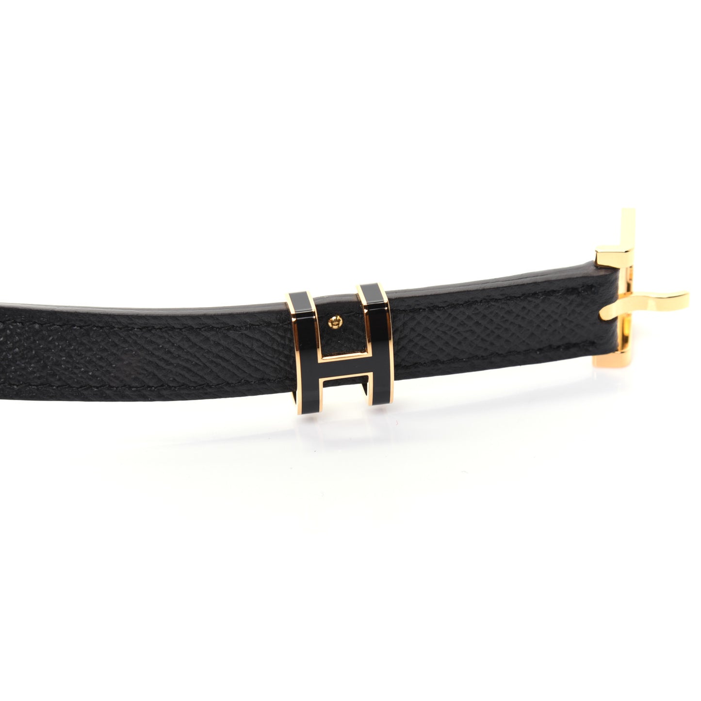 Epsom 15mm Pop H Belt 75 Black