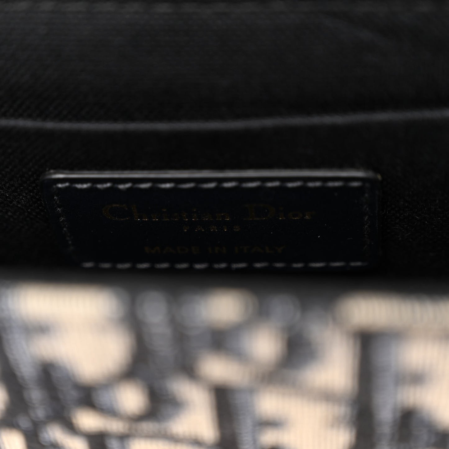 CHRISTIAN DIOR Oblique 30 Montaigne Box Bag Blue