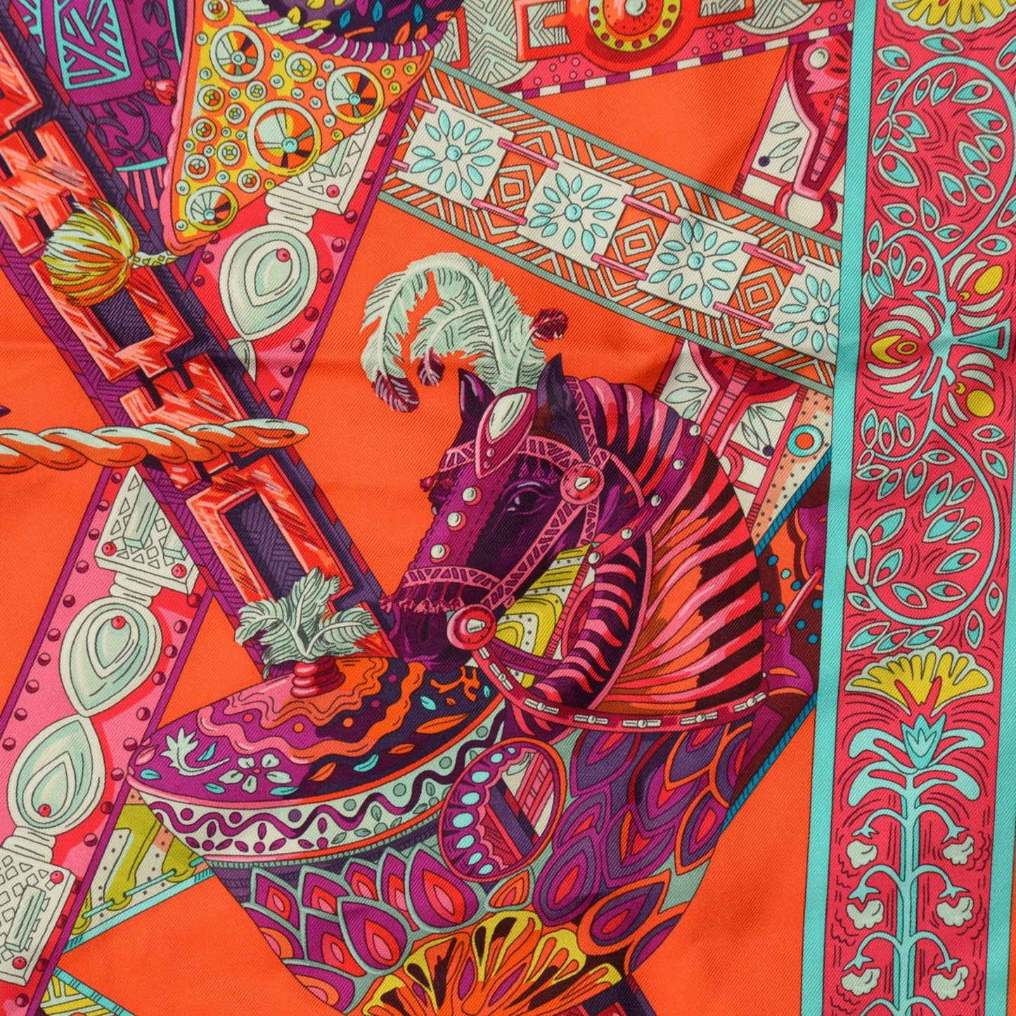 Silk Le Songe De La Licorne Scarf 90