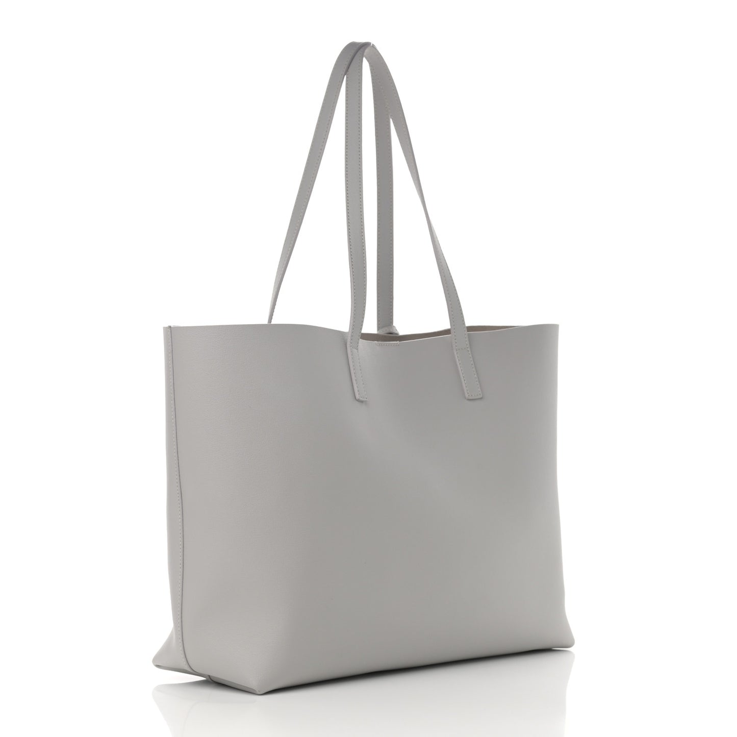 Calfskin Large Shopping Tote Granite