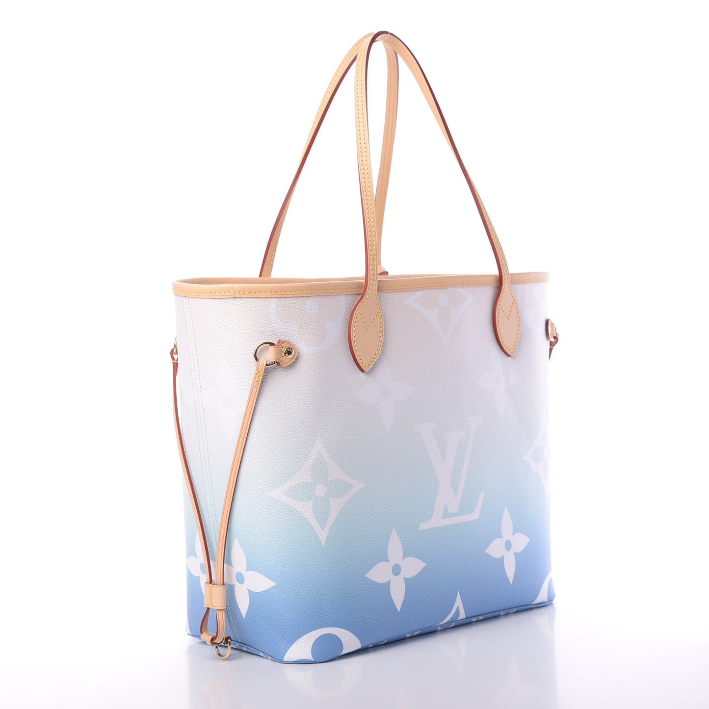Monogram Giant By The Pool Neverfull MM Blue